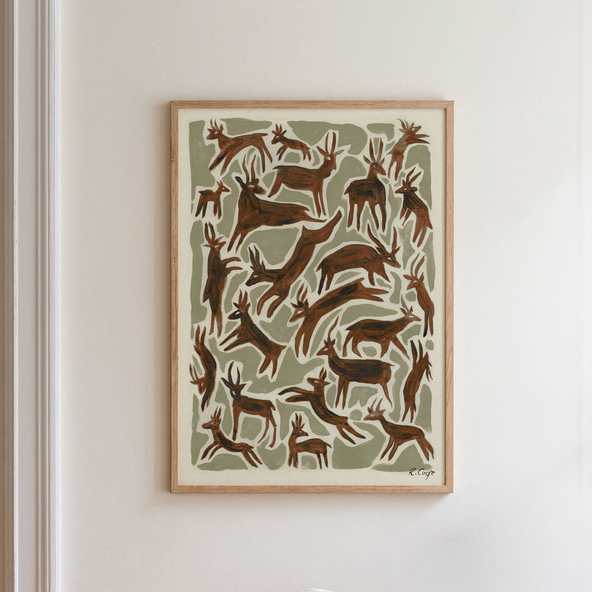 Deer Art Print