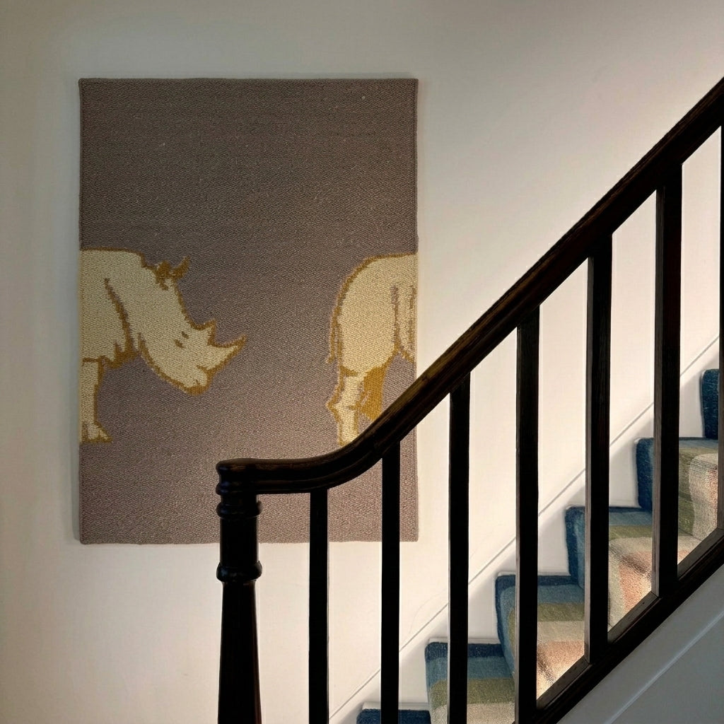 The Rhino Jacquard Wall Hanging