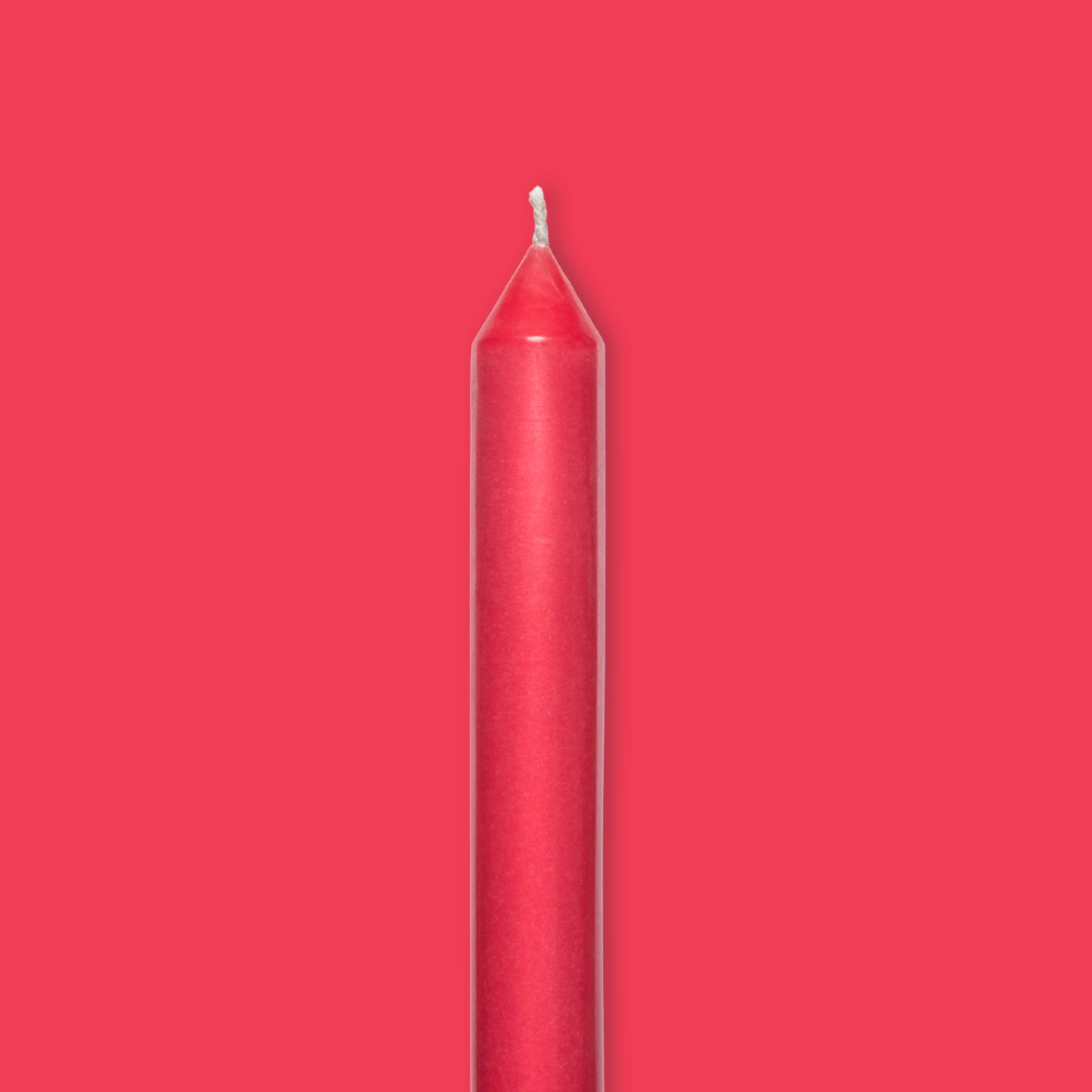 Rhubarb Tapered Candle Pair