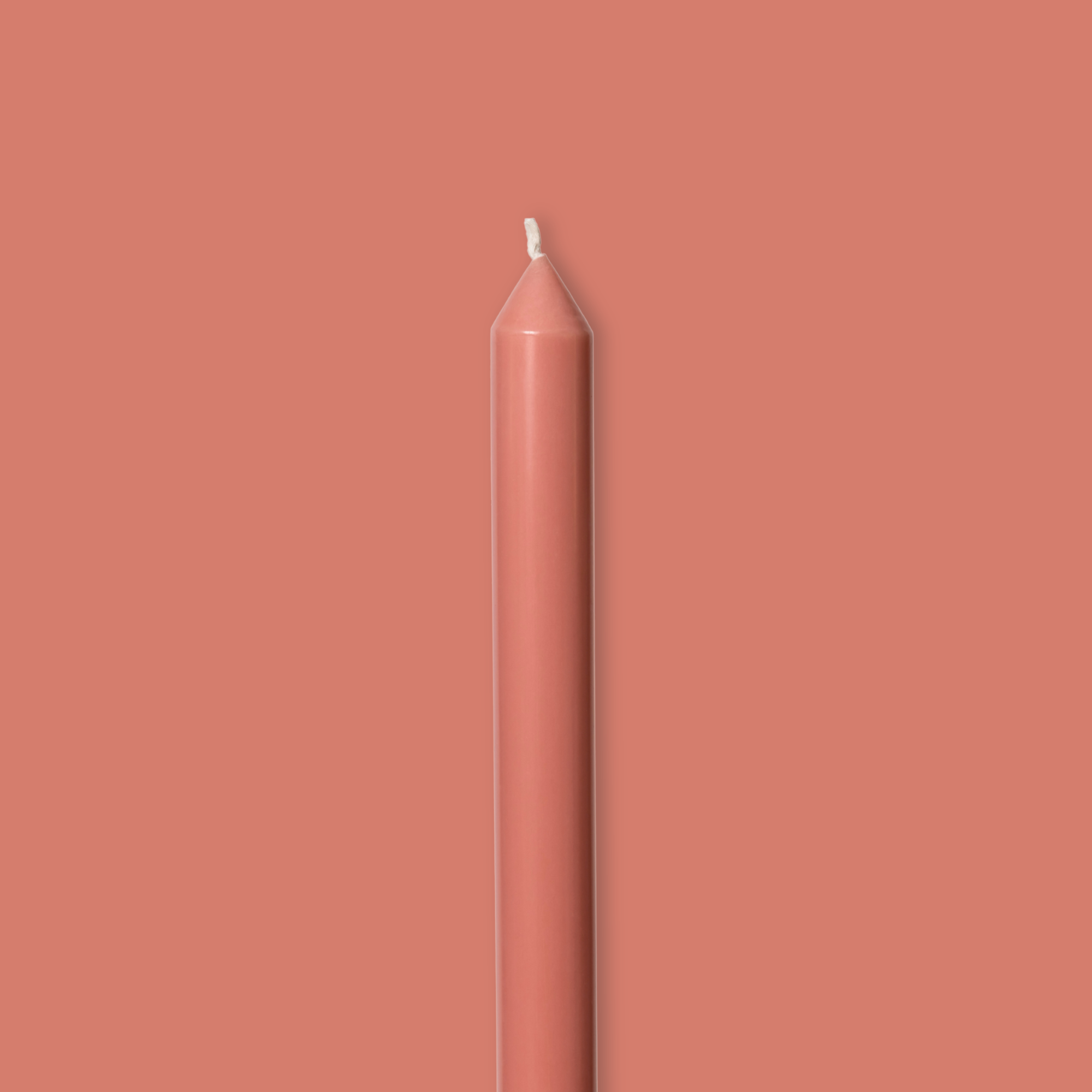 Rose Tapered Candle Pair
