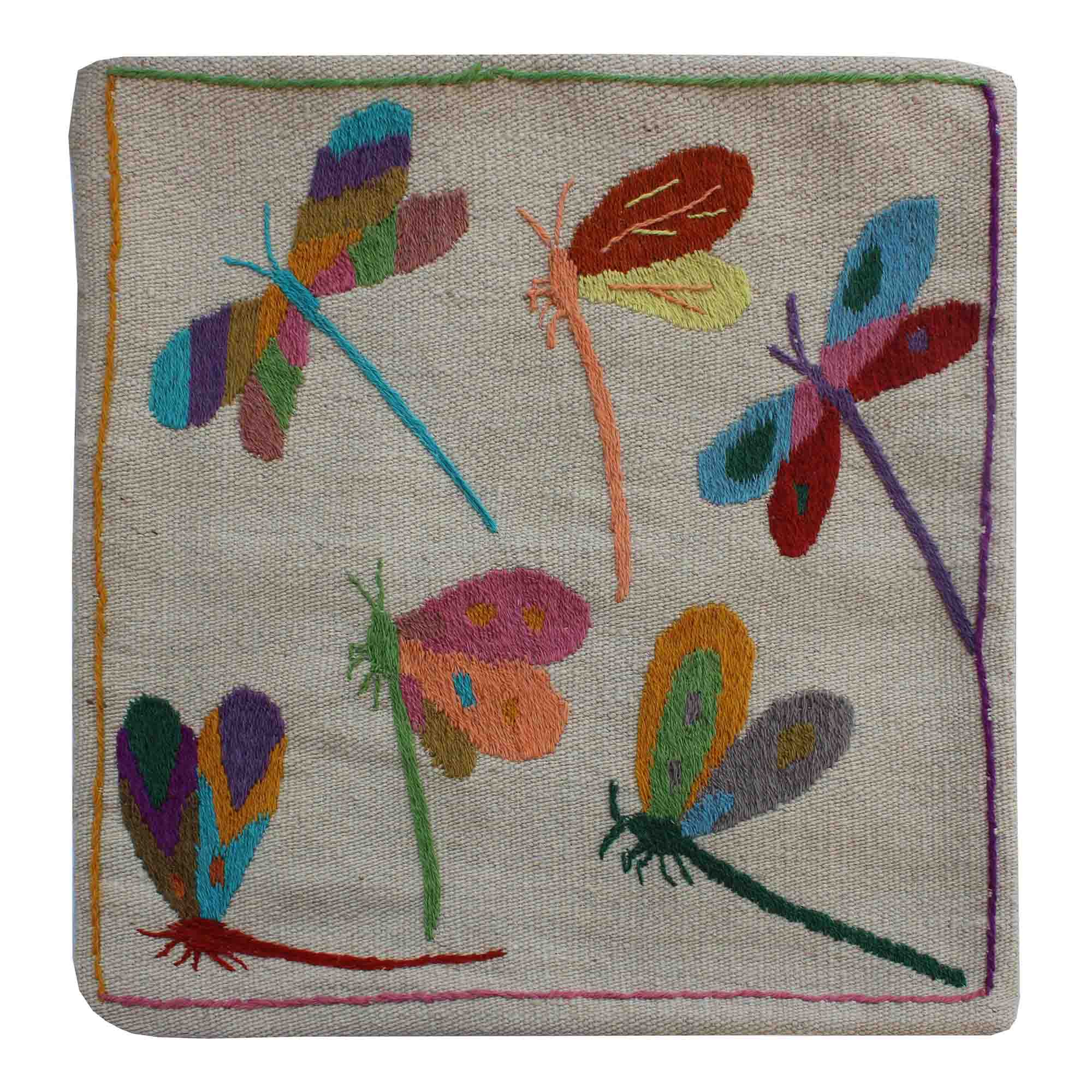 Dragonfly Suzani Kilim Cushion