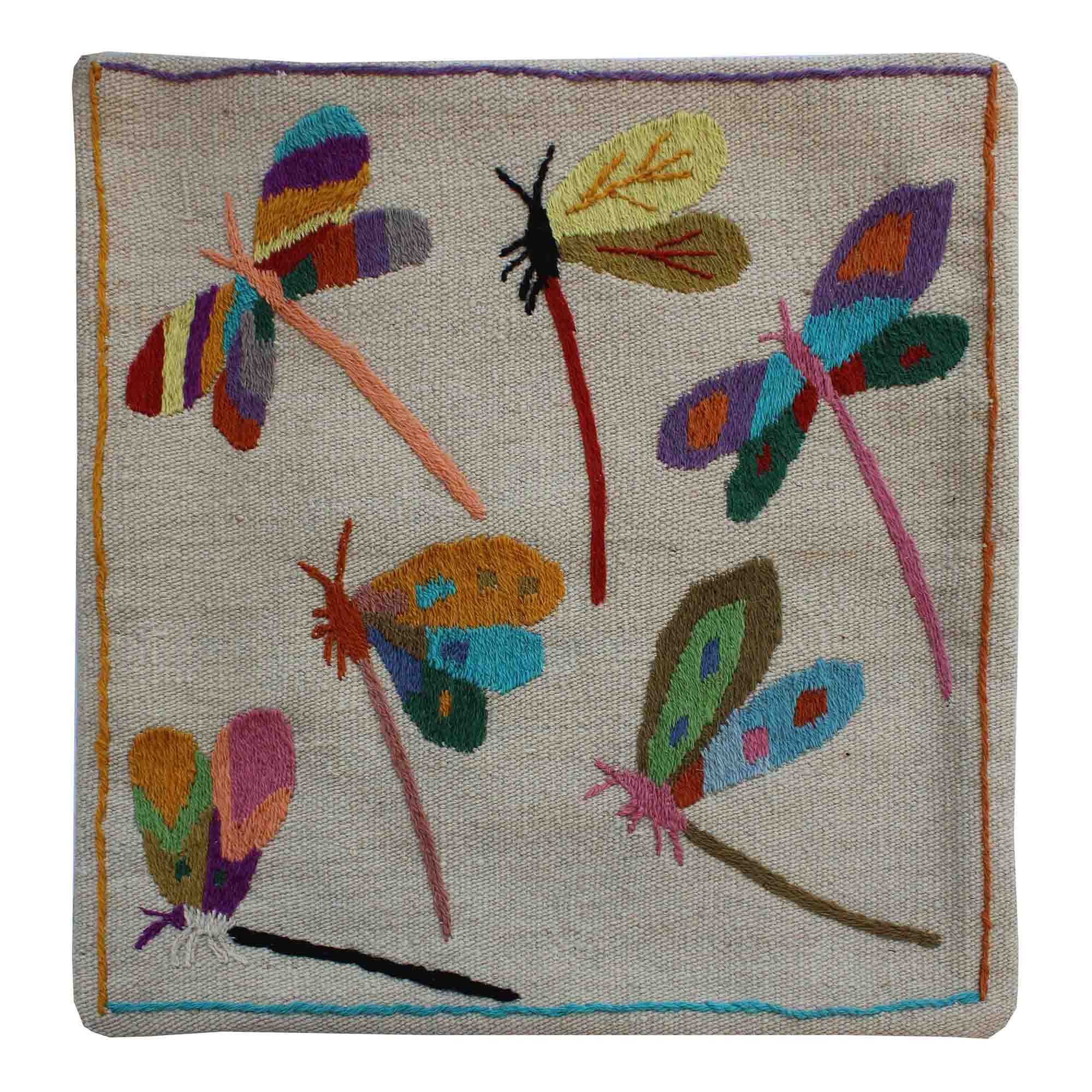 Dragonfly Suzani Kilim Cushion