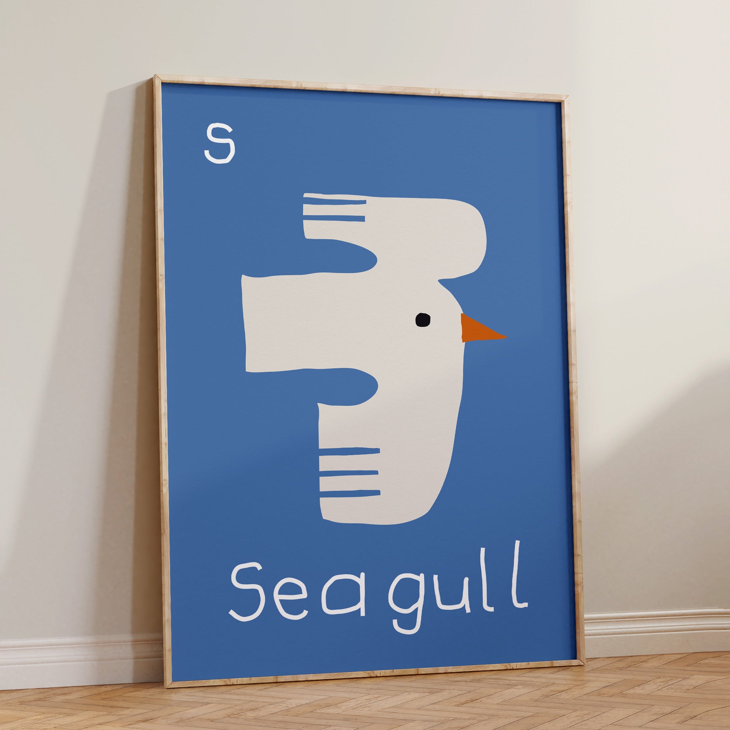 S for Seagull | Giclée Fine Art Print