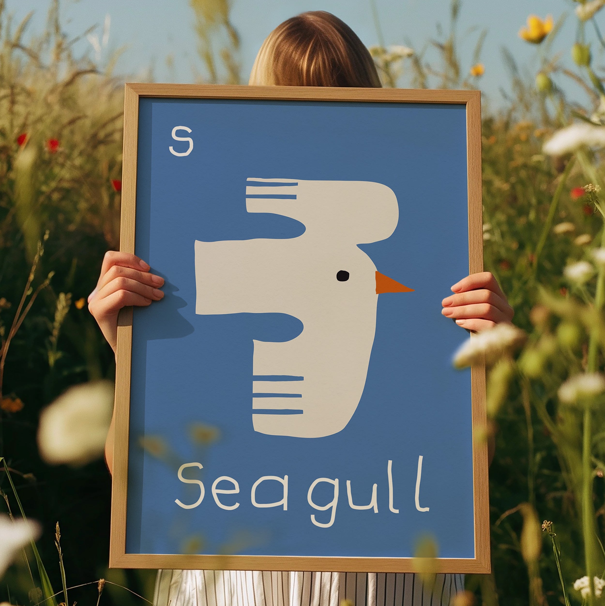 S for Seagull | Giclée Fine Art Print