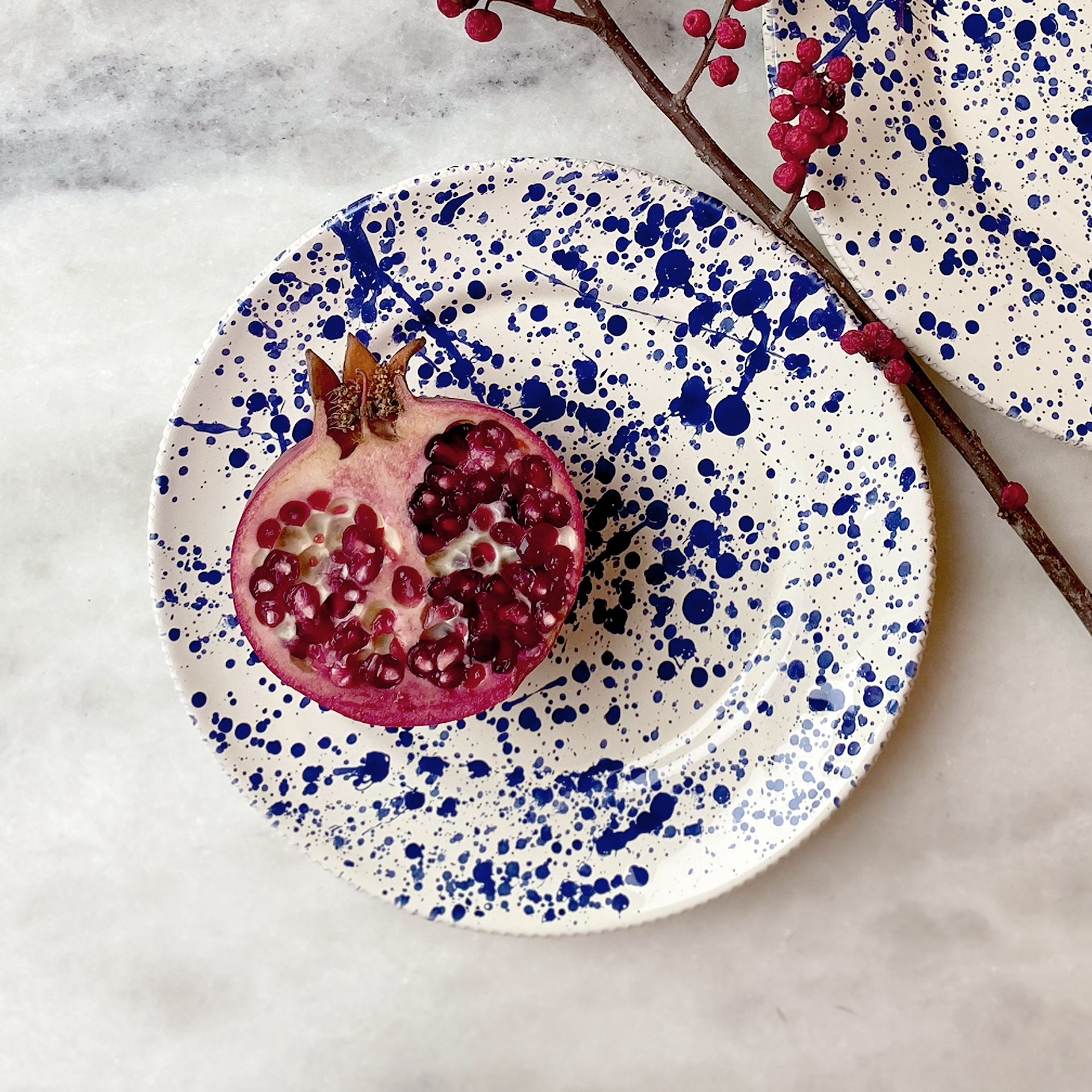 Side Plate Blueberry
