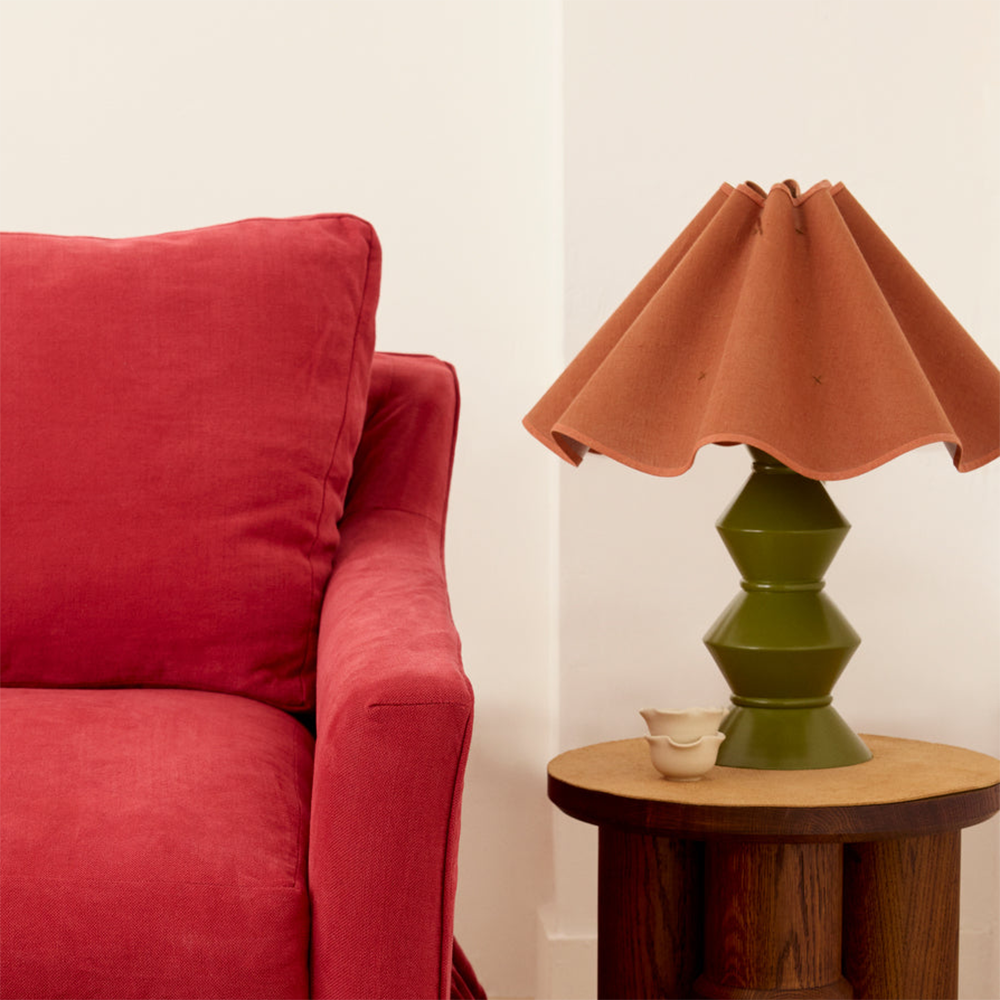 Ziggy Totem Lamp Base | Olive