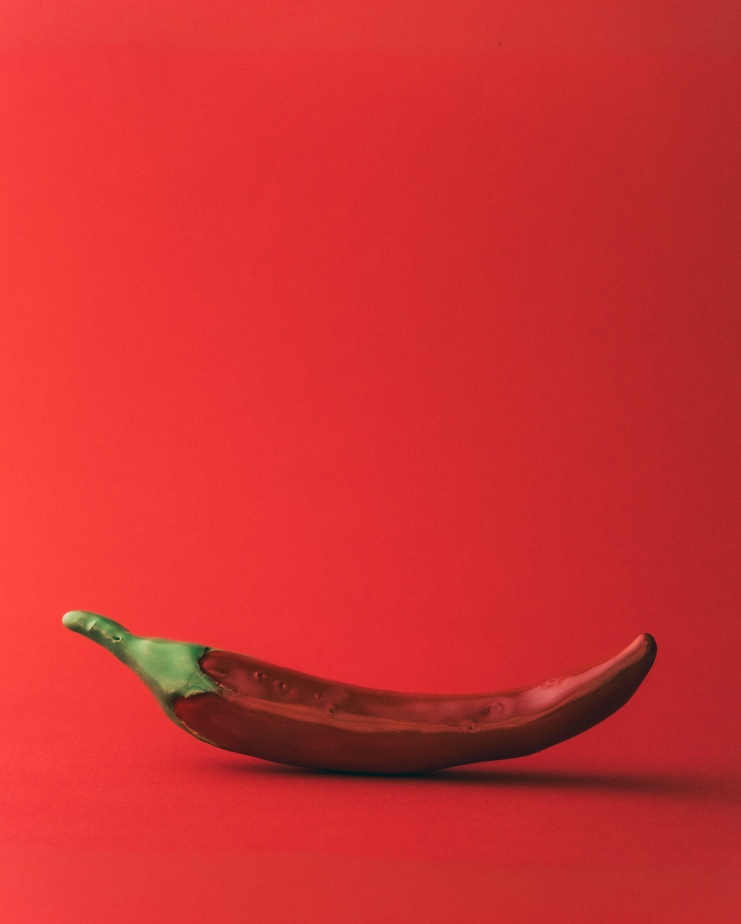 Marla Primrose Handmade Ceramic Glazed Chilli  – Red