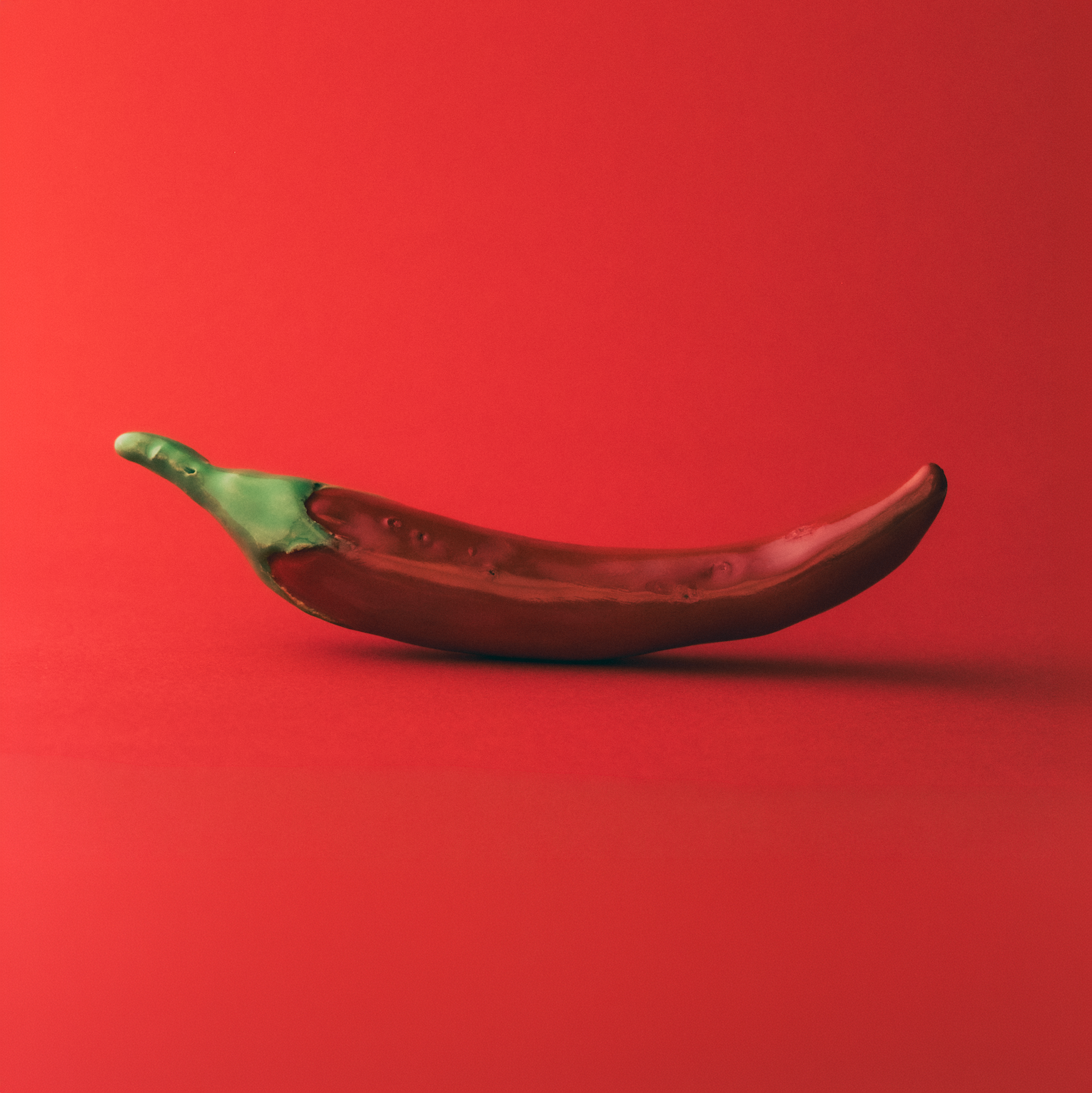 Handmade Ceramic Glazed Chilli Decorative