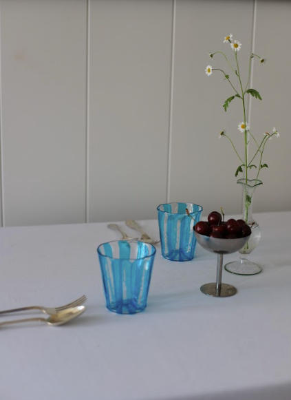 The Giorgio Tumbler in Turquoise, Set of Four