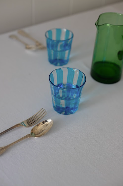 The Giorgio Tumbler in Turquoise, Set of Four