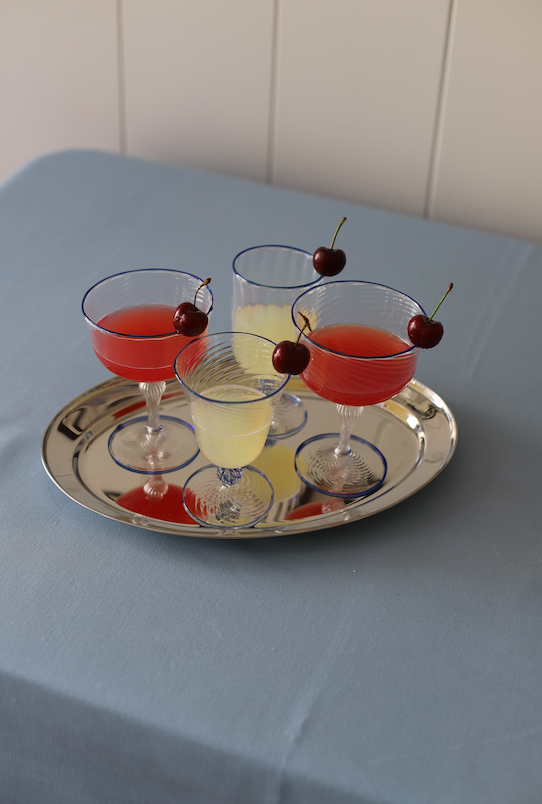 The Dido Coupe in Blue, Set of Two