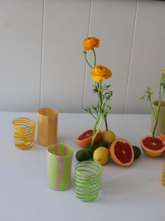 The Kiki Tumbler in Green, Set of Four