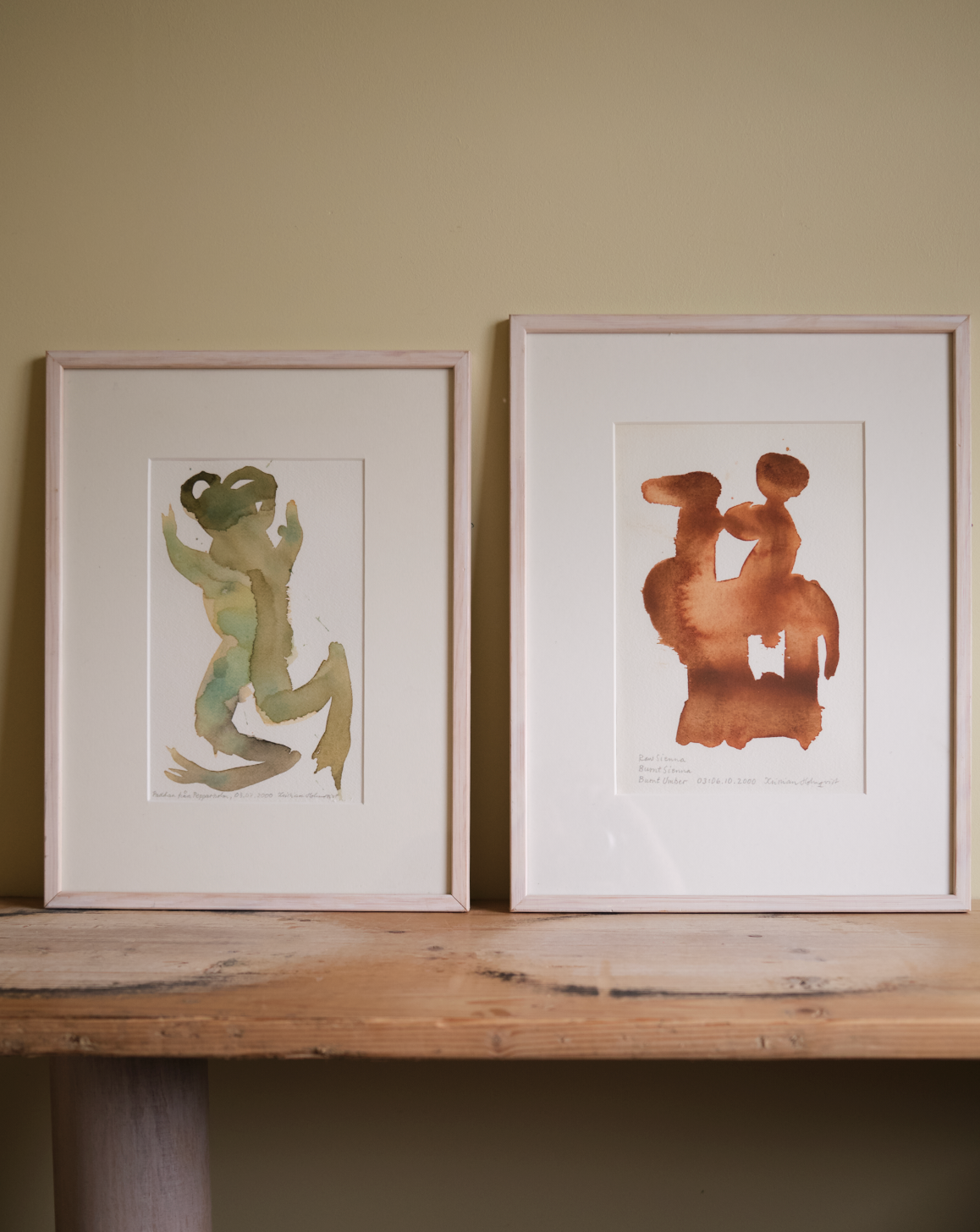A pair of Swedish watercolours