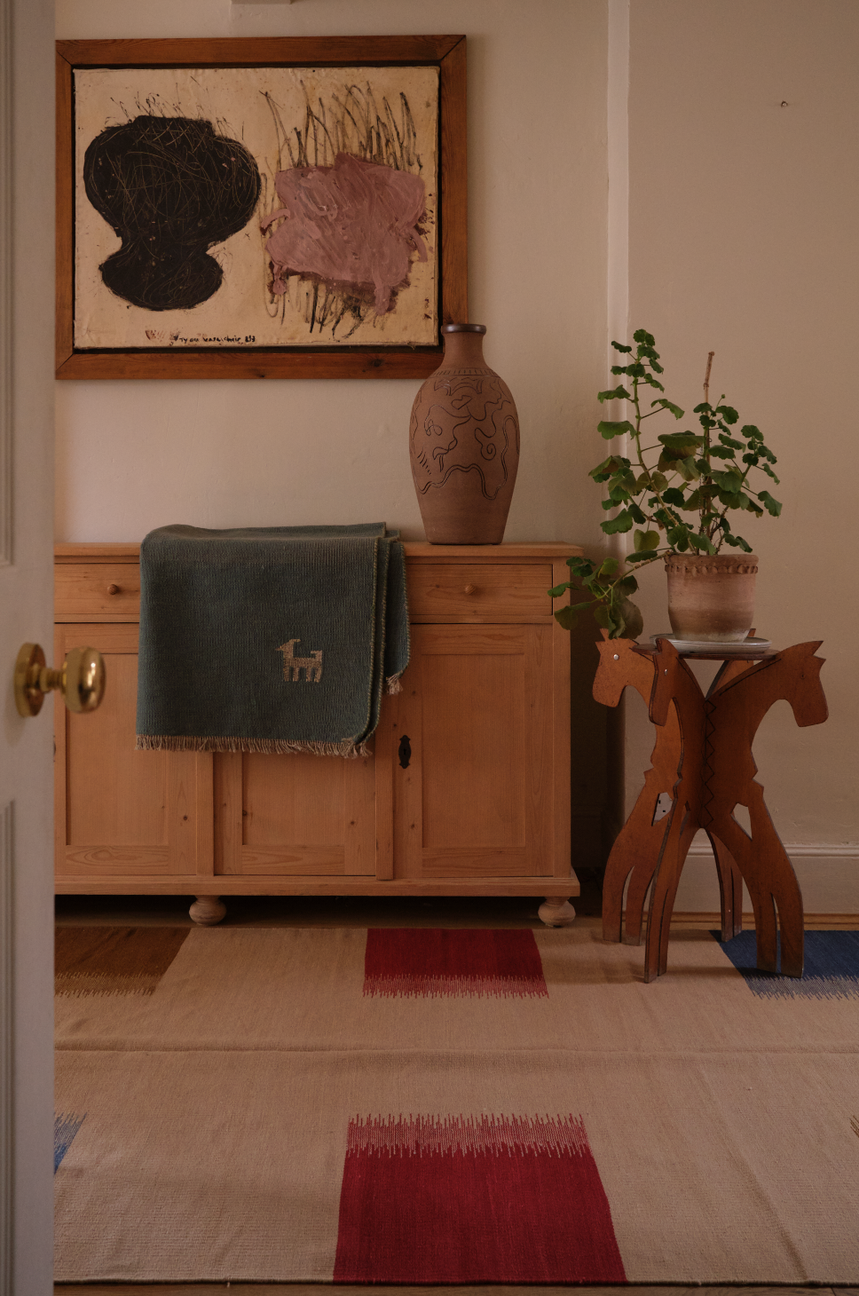 3 Colour Kilim Rug