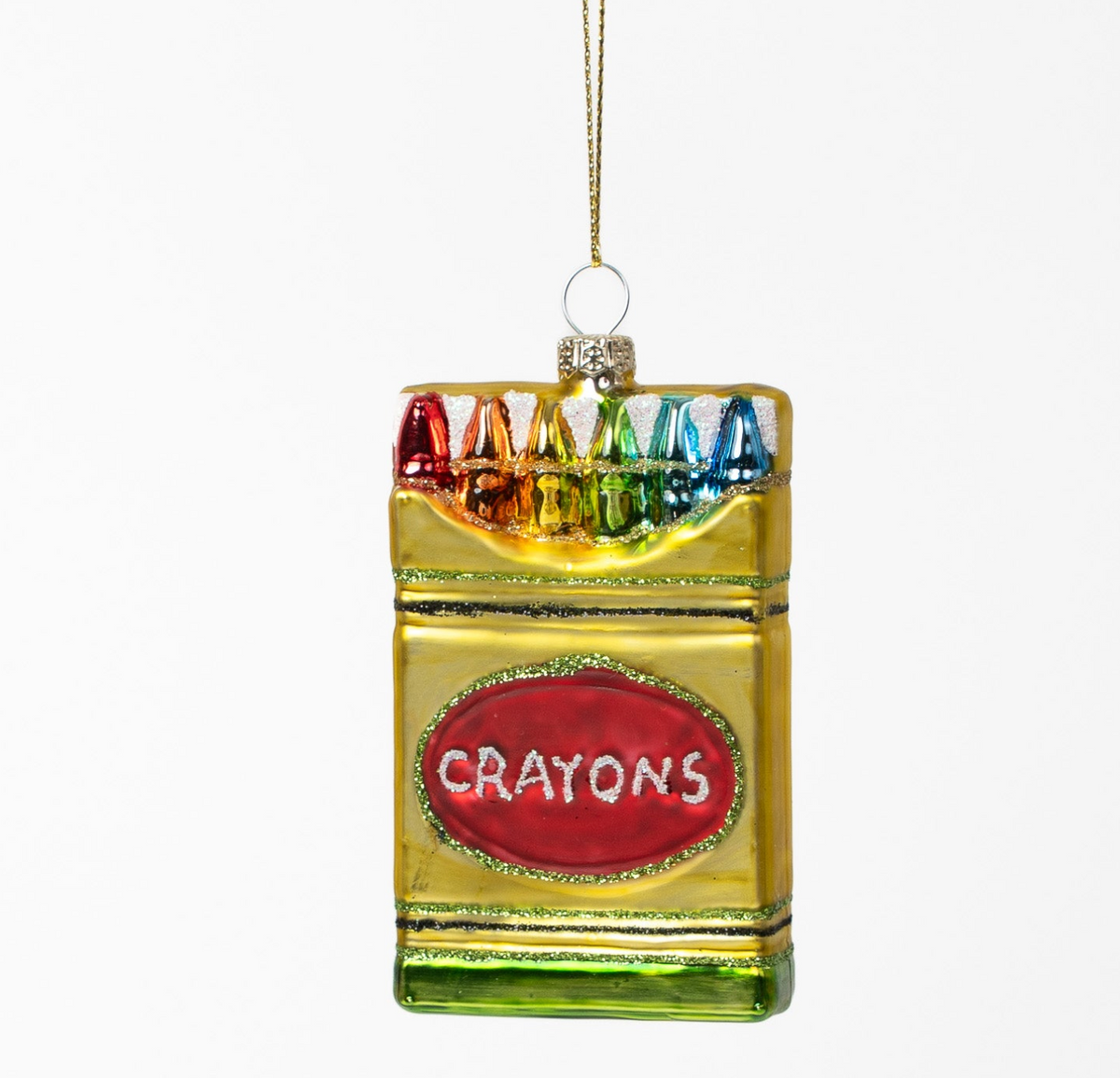 Crayon Glass Ornament