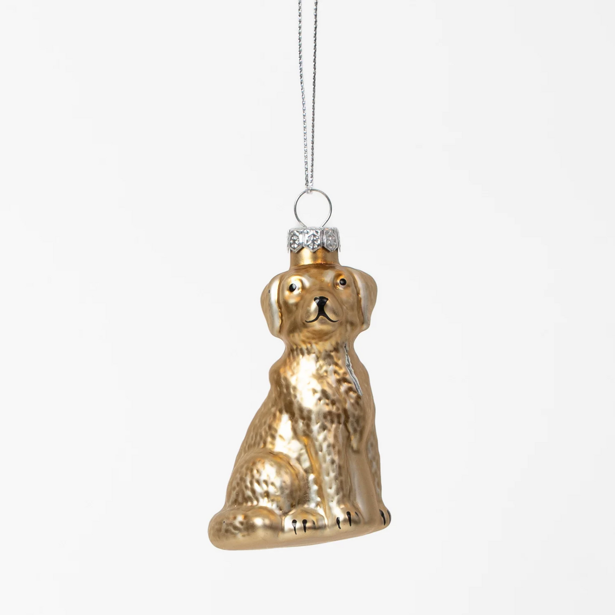 Dog Glass Ornament