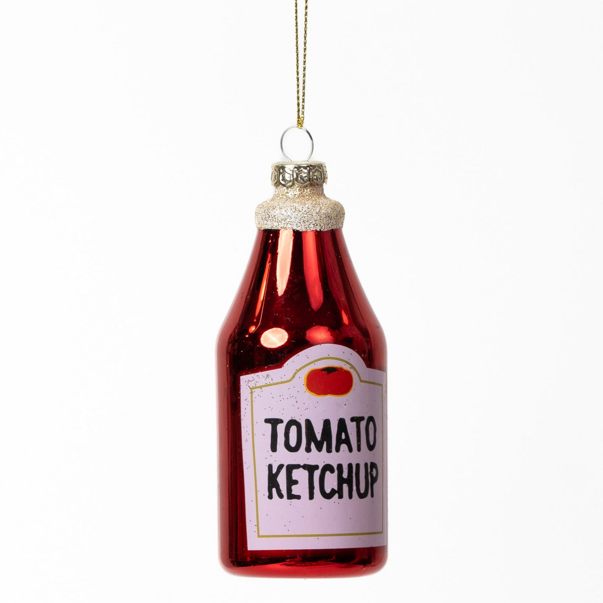 Tomato Ketchup Glass Ornament