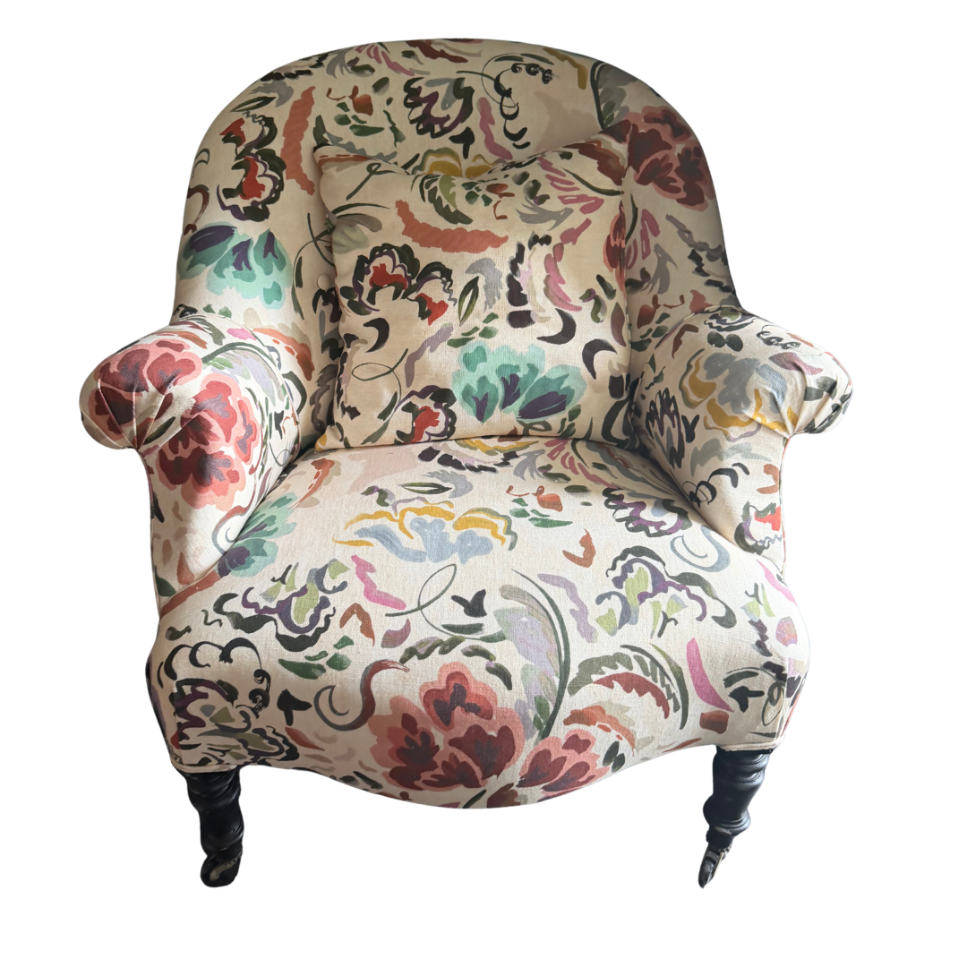 Scroll Back Chair in Bloomsbury Grande Virginia