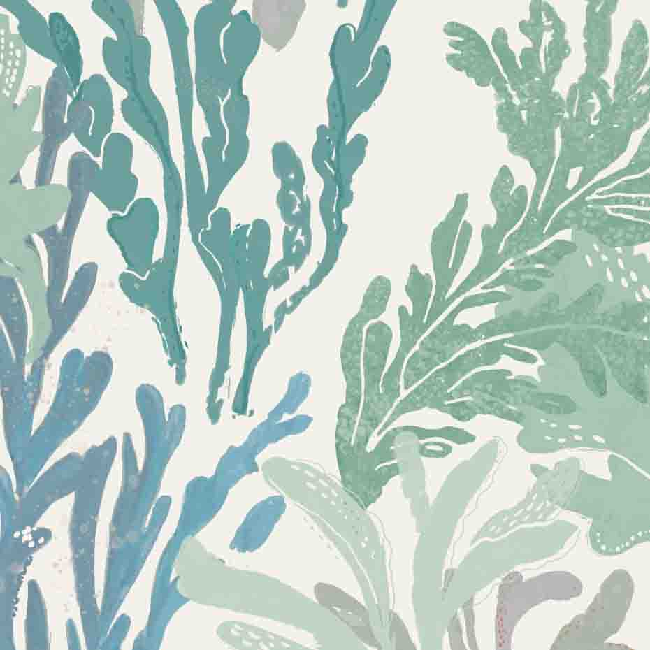 Seaweed Sway Fabric - Ocean Multi