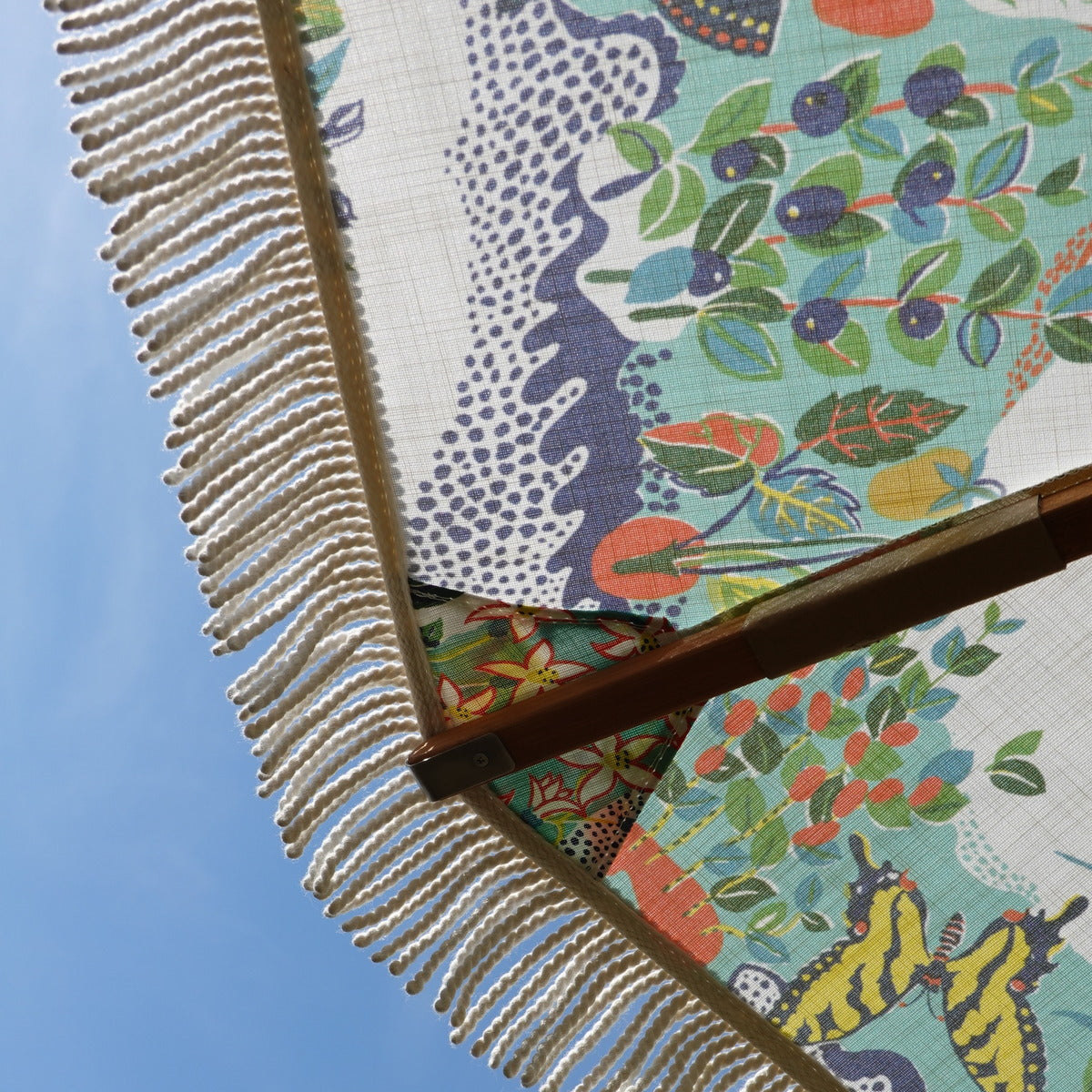 Josef Frank Citrus Garden Fringed Parasol