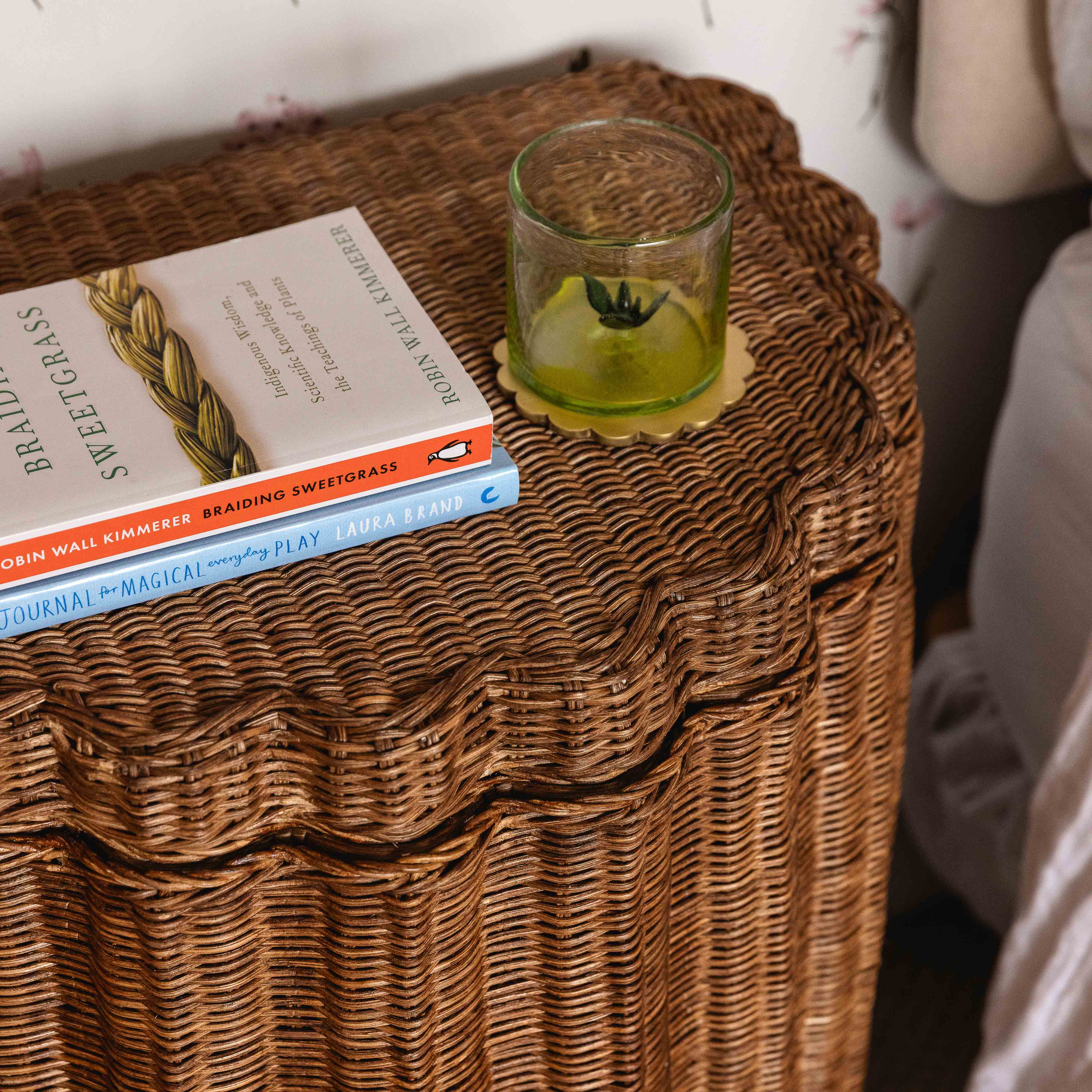 Shell Side Table / Laundry Basket