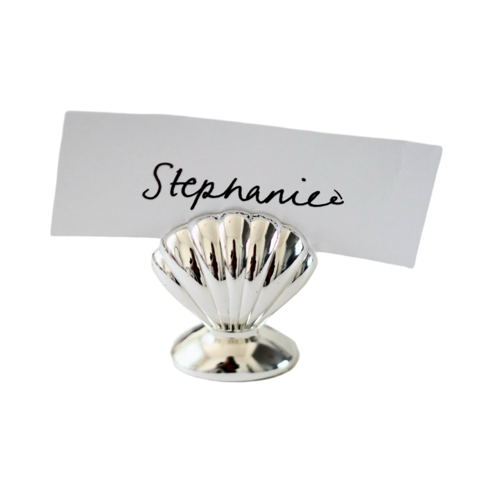 Marla Primrose Shell Place Card Holders – Set of 4
