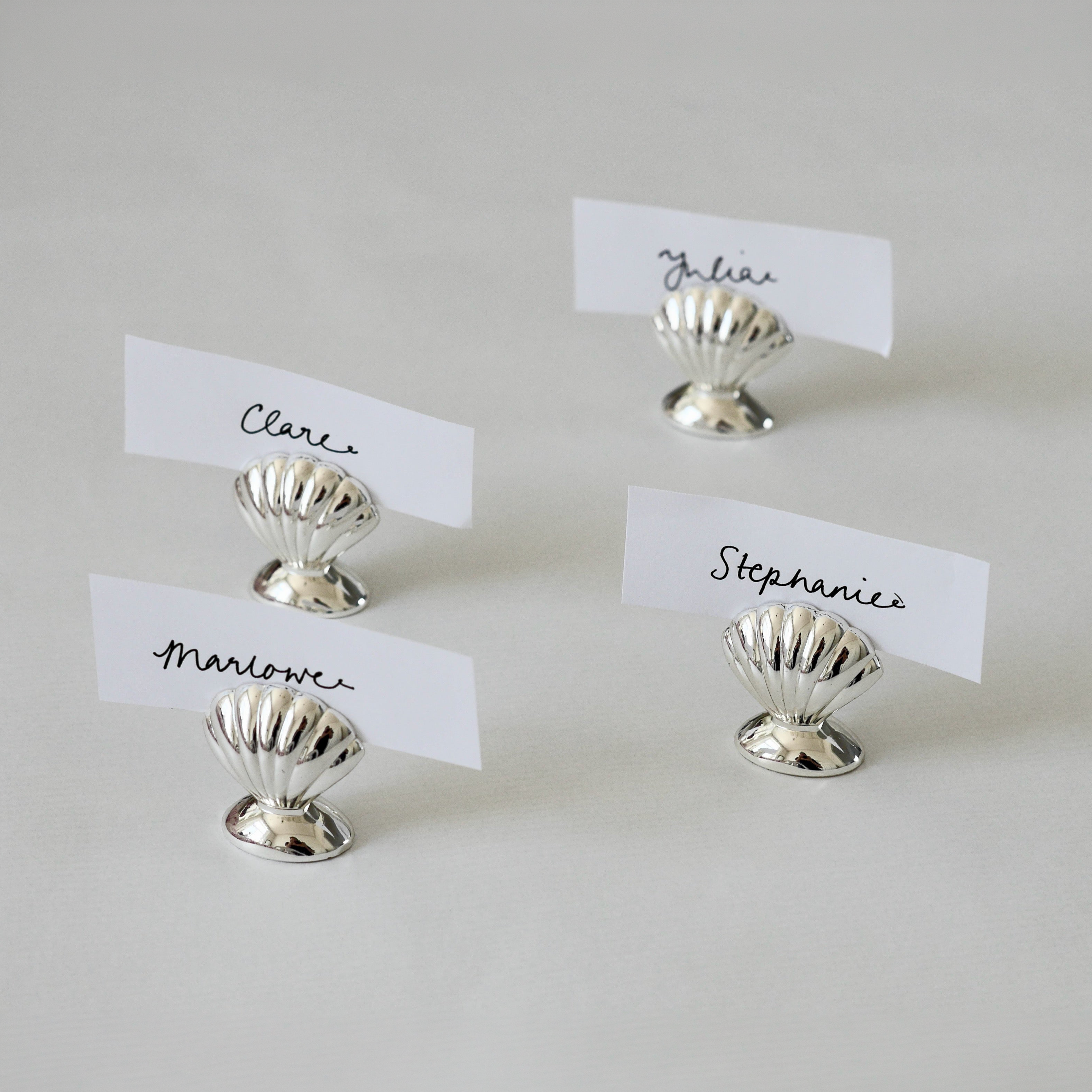 Shell Place Card Holders | Set of 4