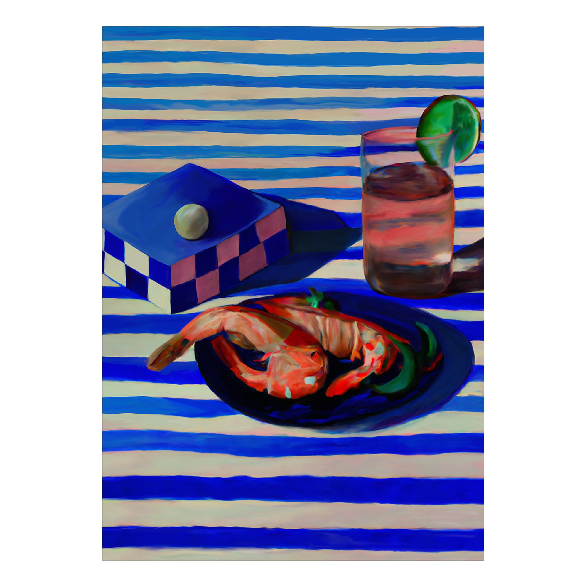 Shrimp & Stripes by Misfitting things