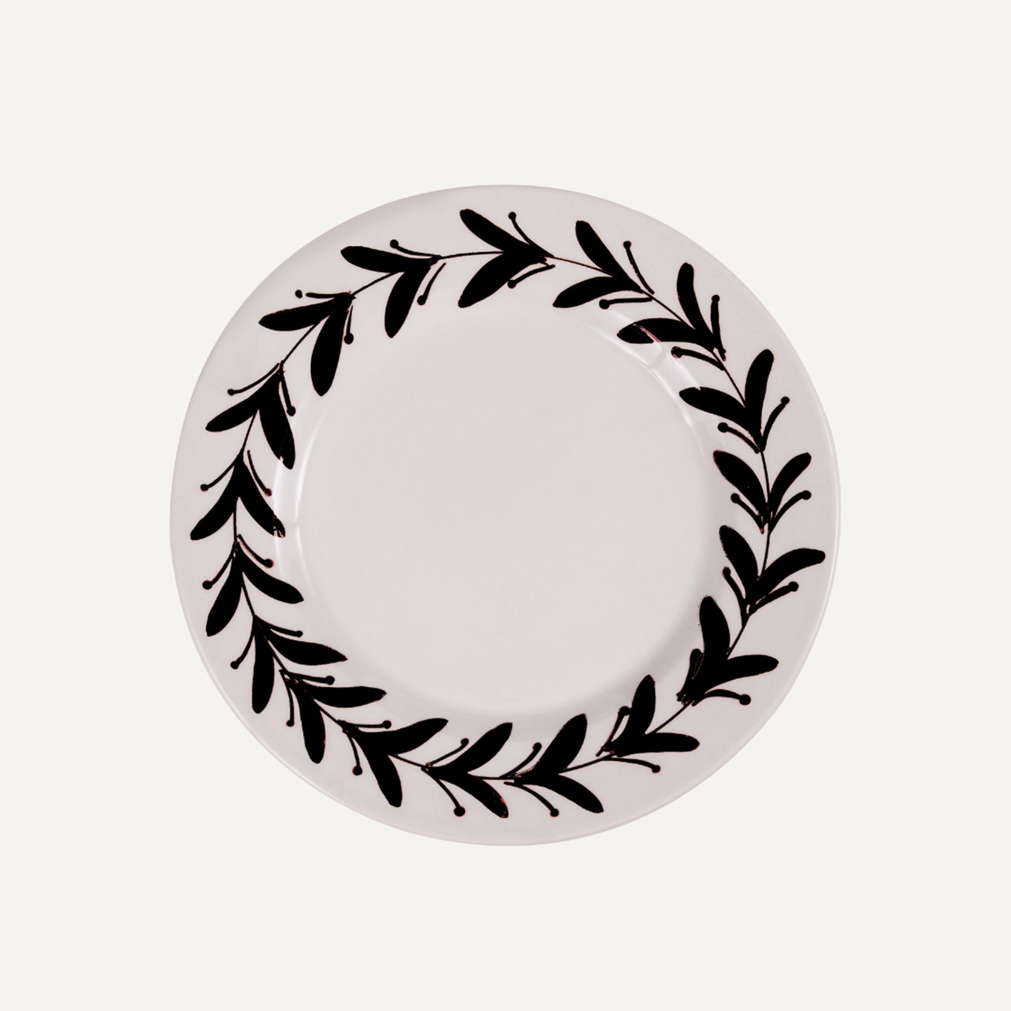 Side Plate -  Helecho - Jet Black