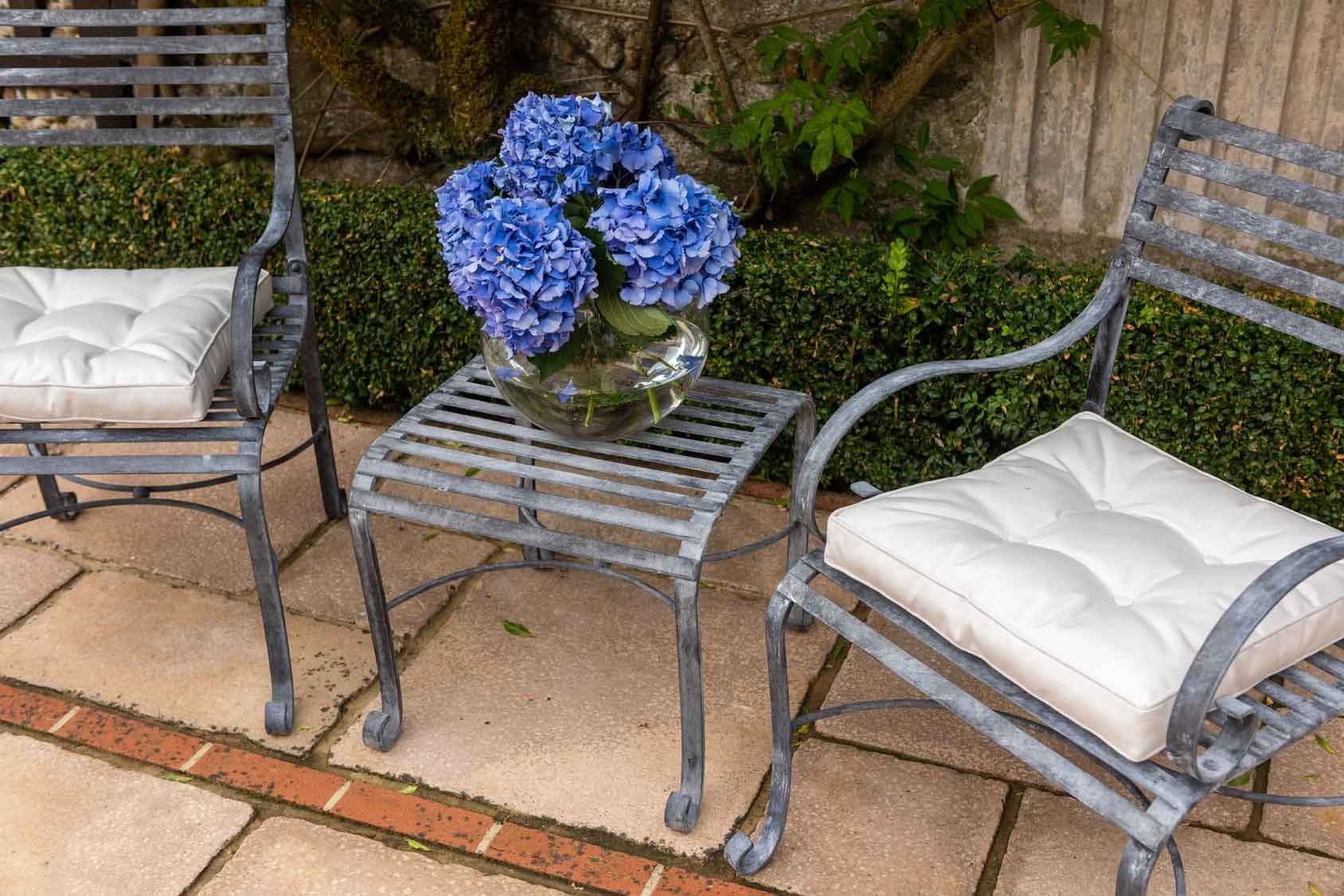 Southwold Side Table & 2 Carver Chairs