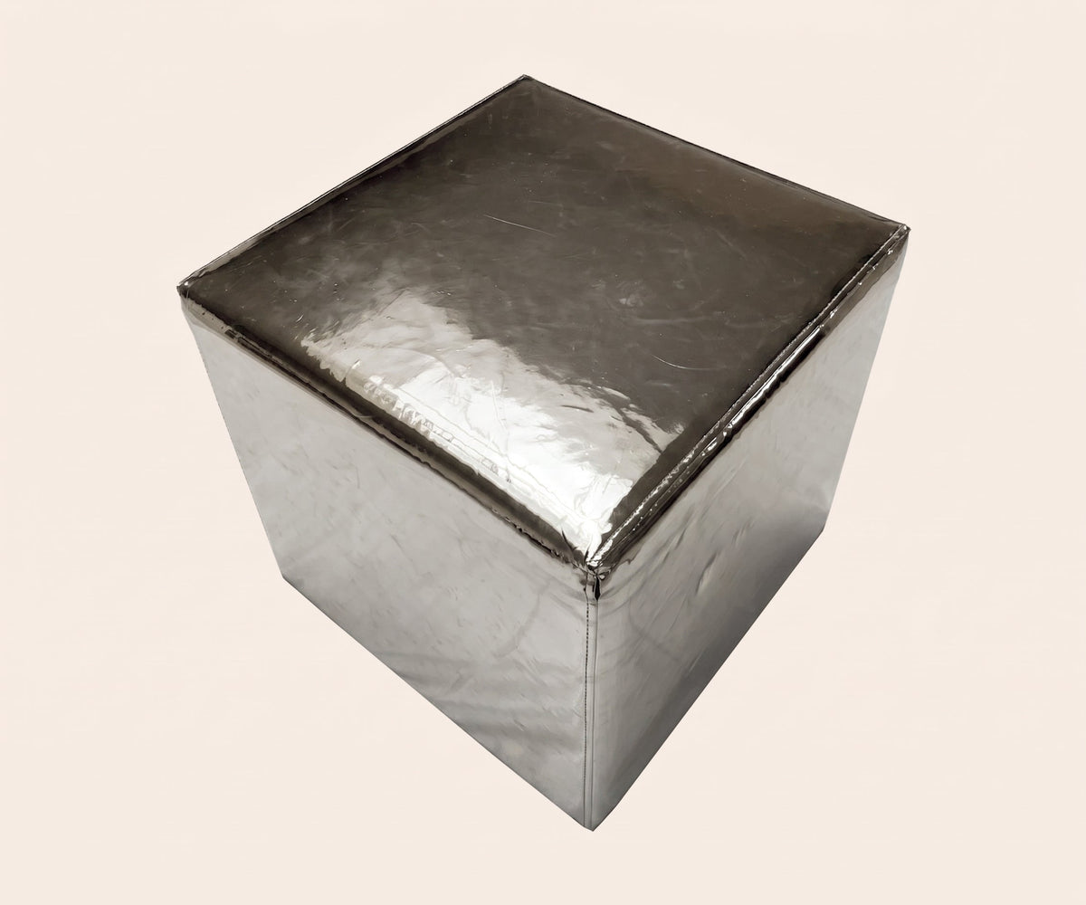 DISCO Footstool, Chrome