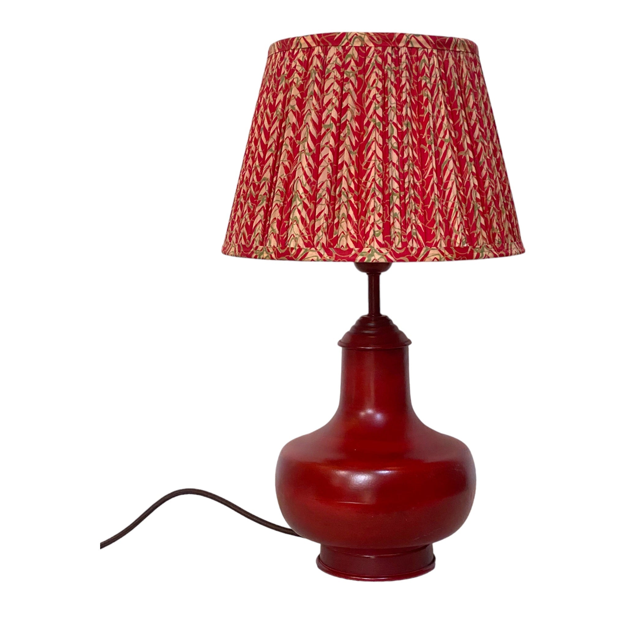 Priyanka Small Red Table Lamp