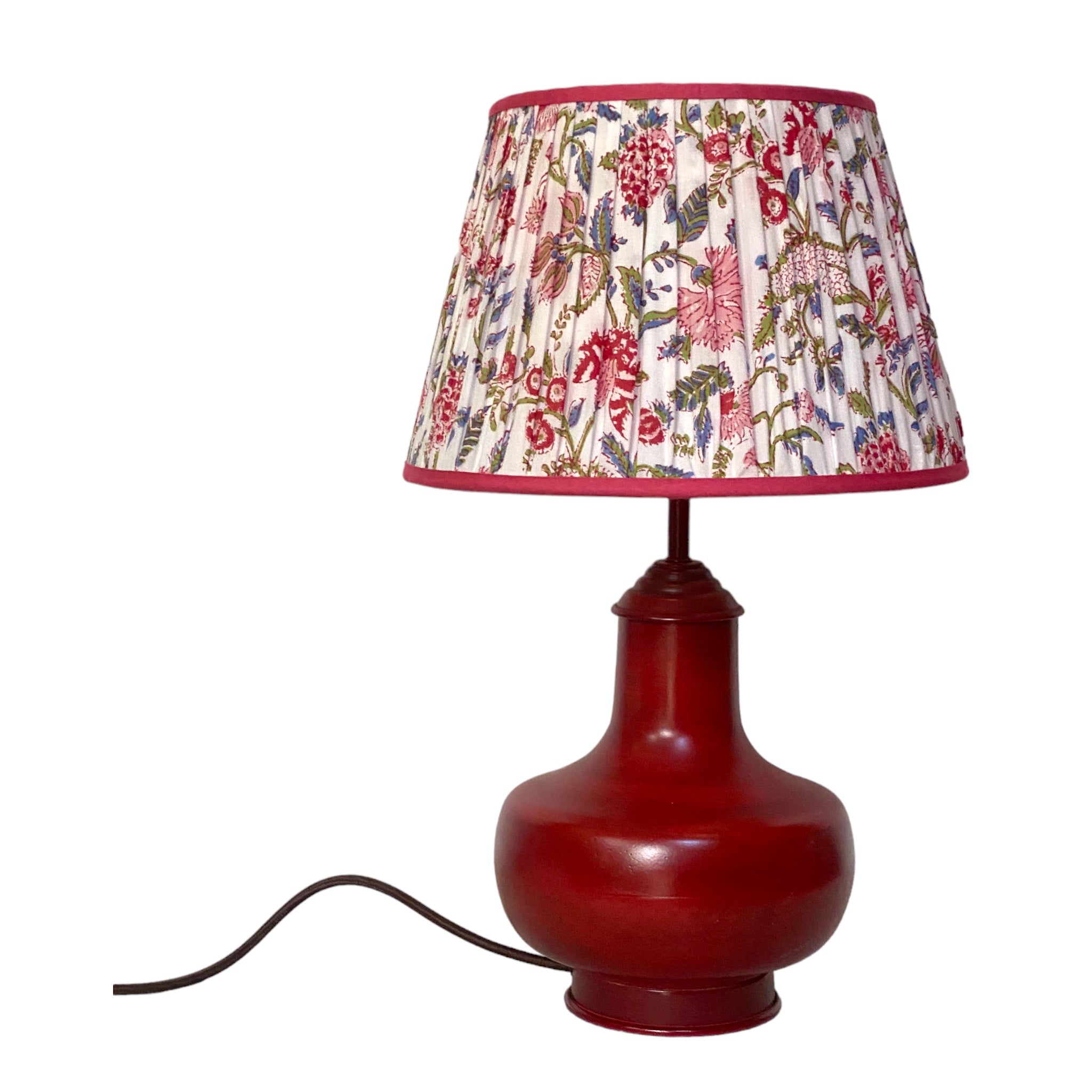 Priyanka Small Red Table Lamp