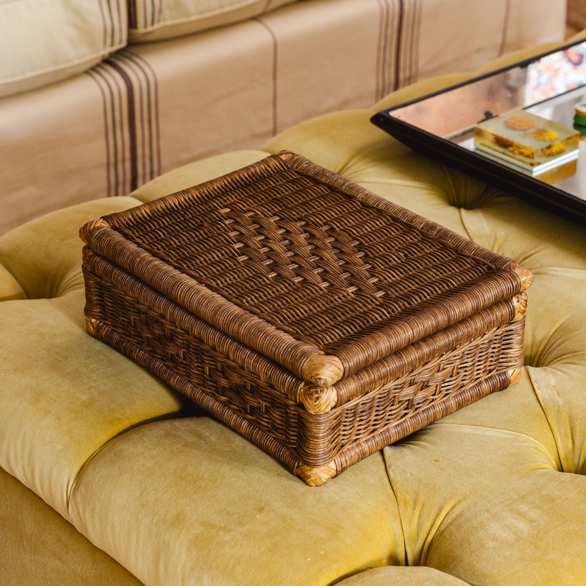 Sofie Rattan Storage Box