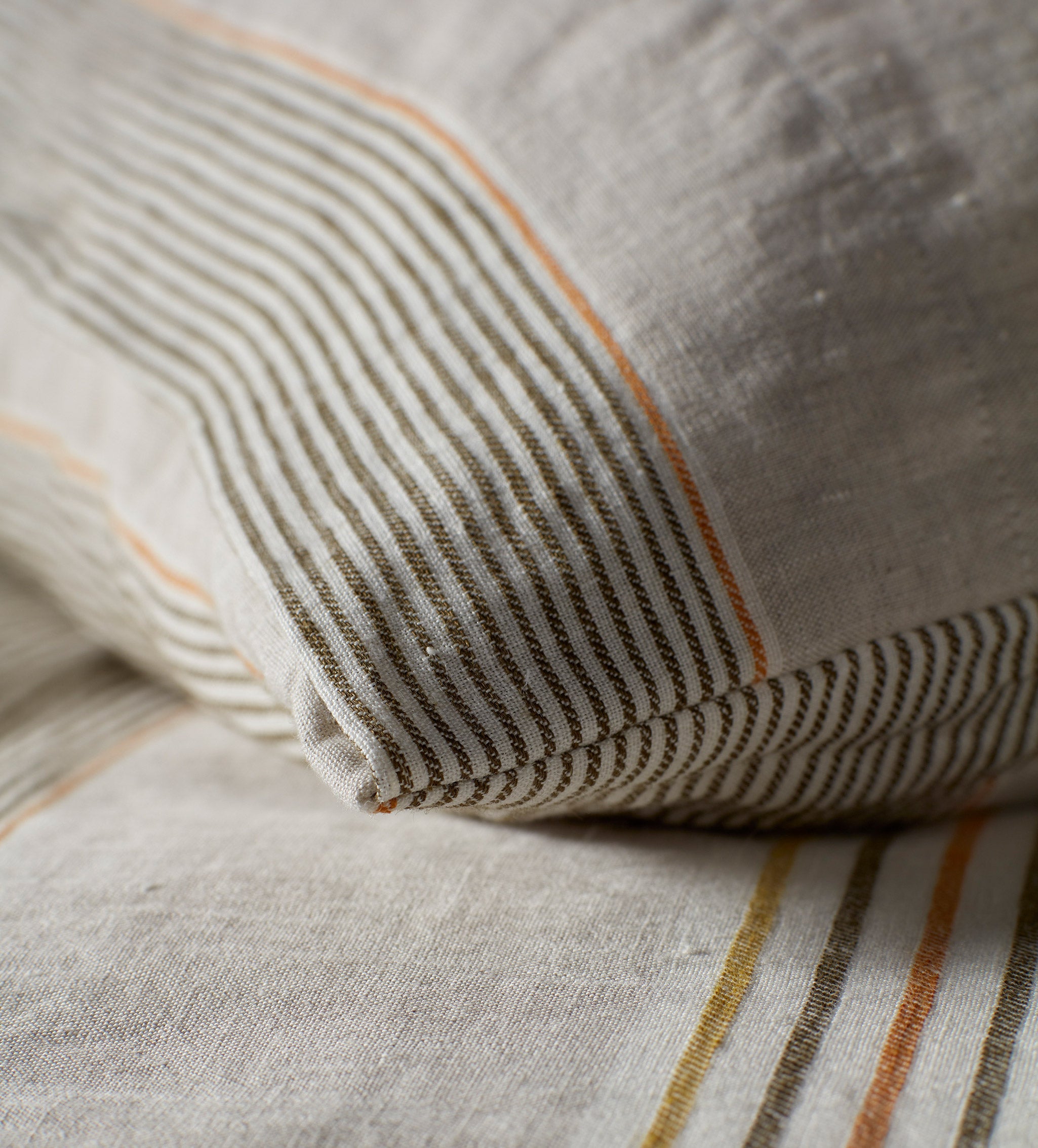 Sophie Stripe 100% Linen Duvet Cover