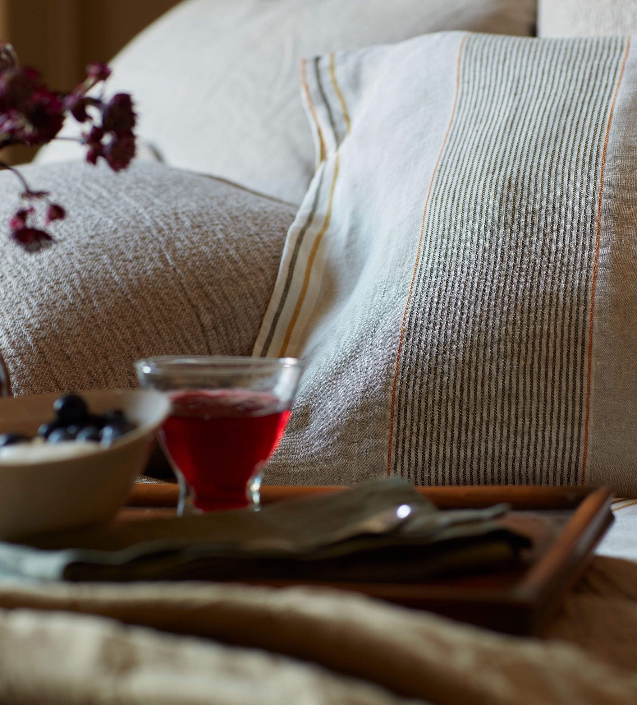 Sophie Stripe 100% Linen Pillowcase