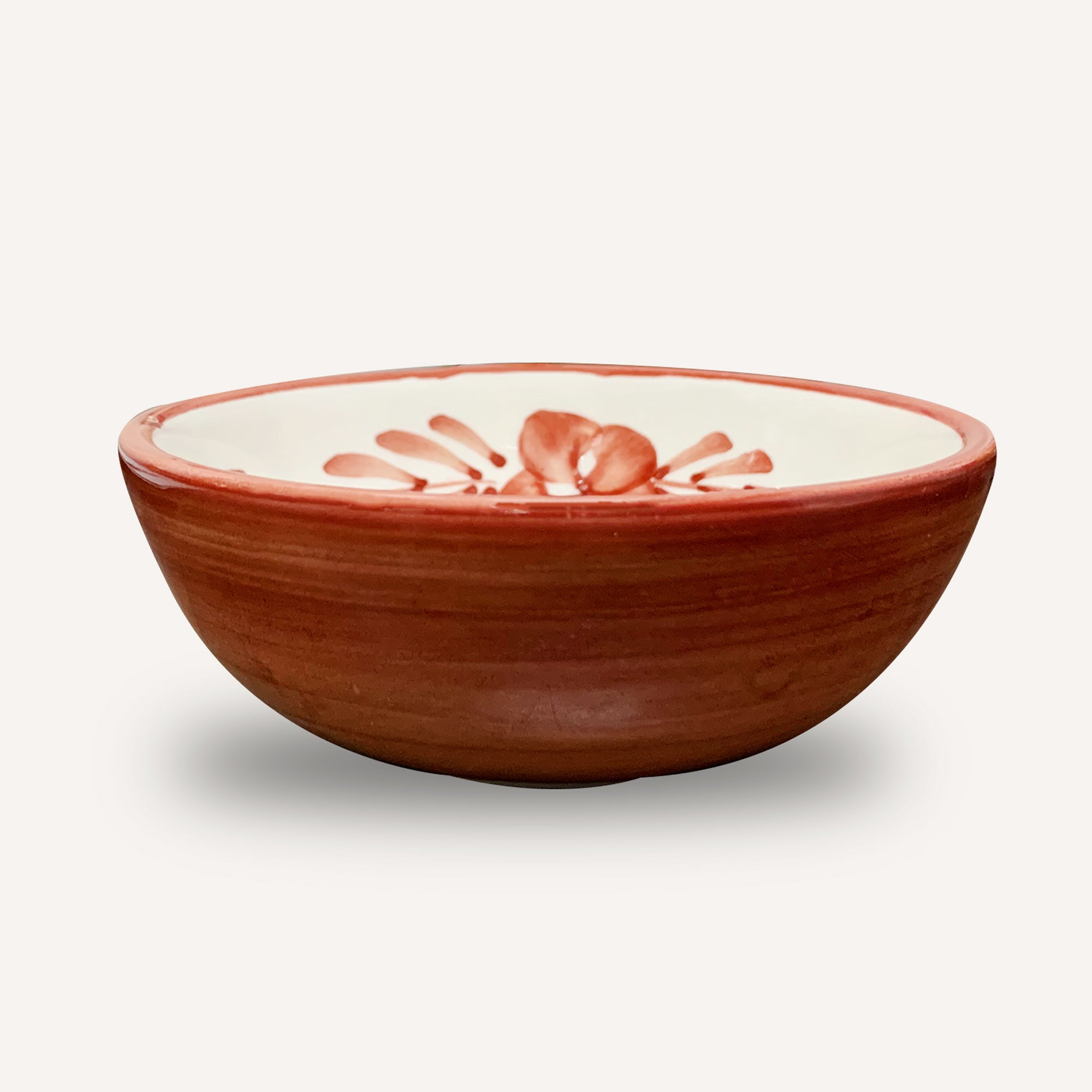 Flor Soup Bowl | Rust Red