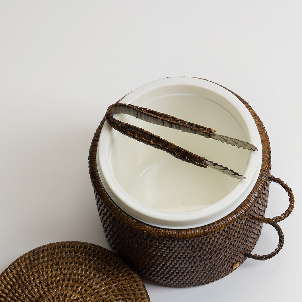 Strand Rattan Ice Bucket