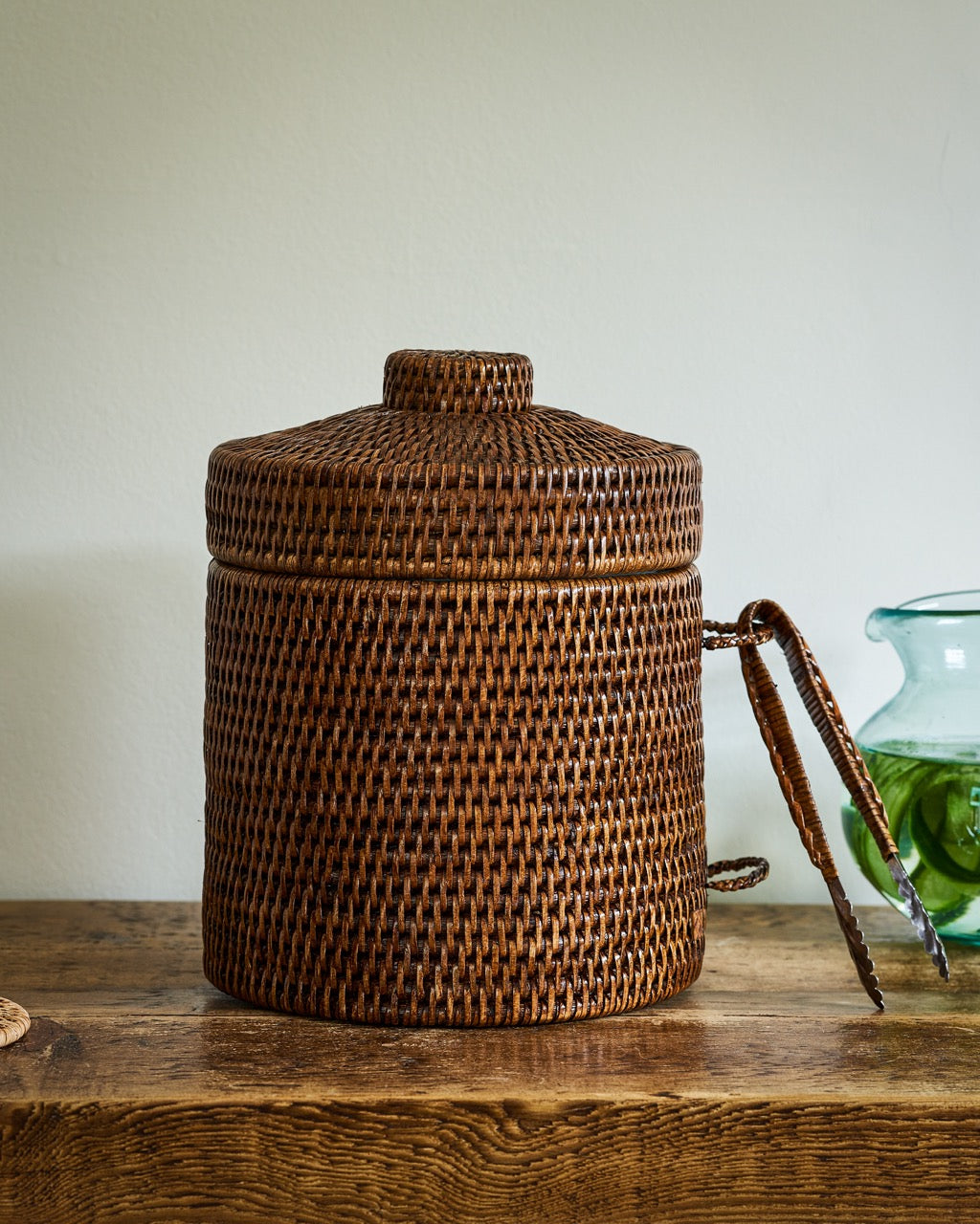 Strand Rattan Ice Bucket