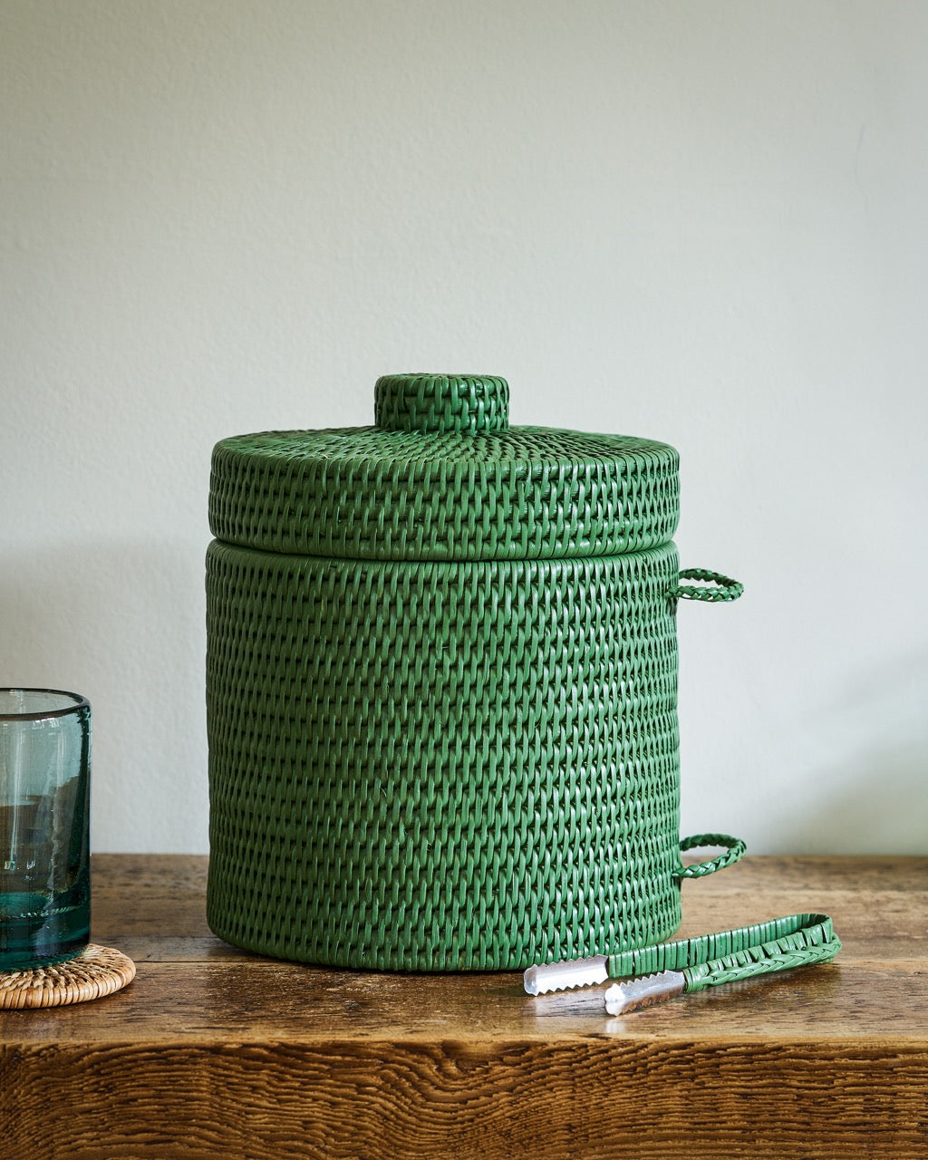 Strand Rattan Ice Bucket