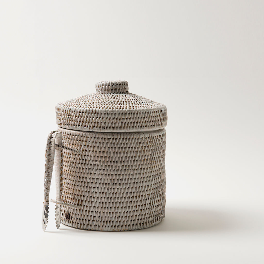 Strand Rattan Ice Bucket