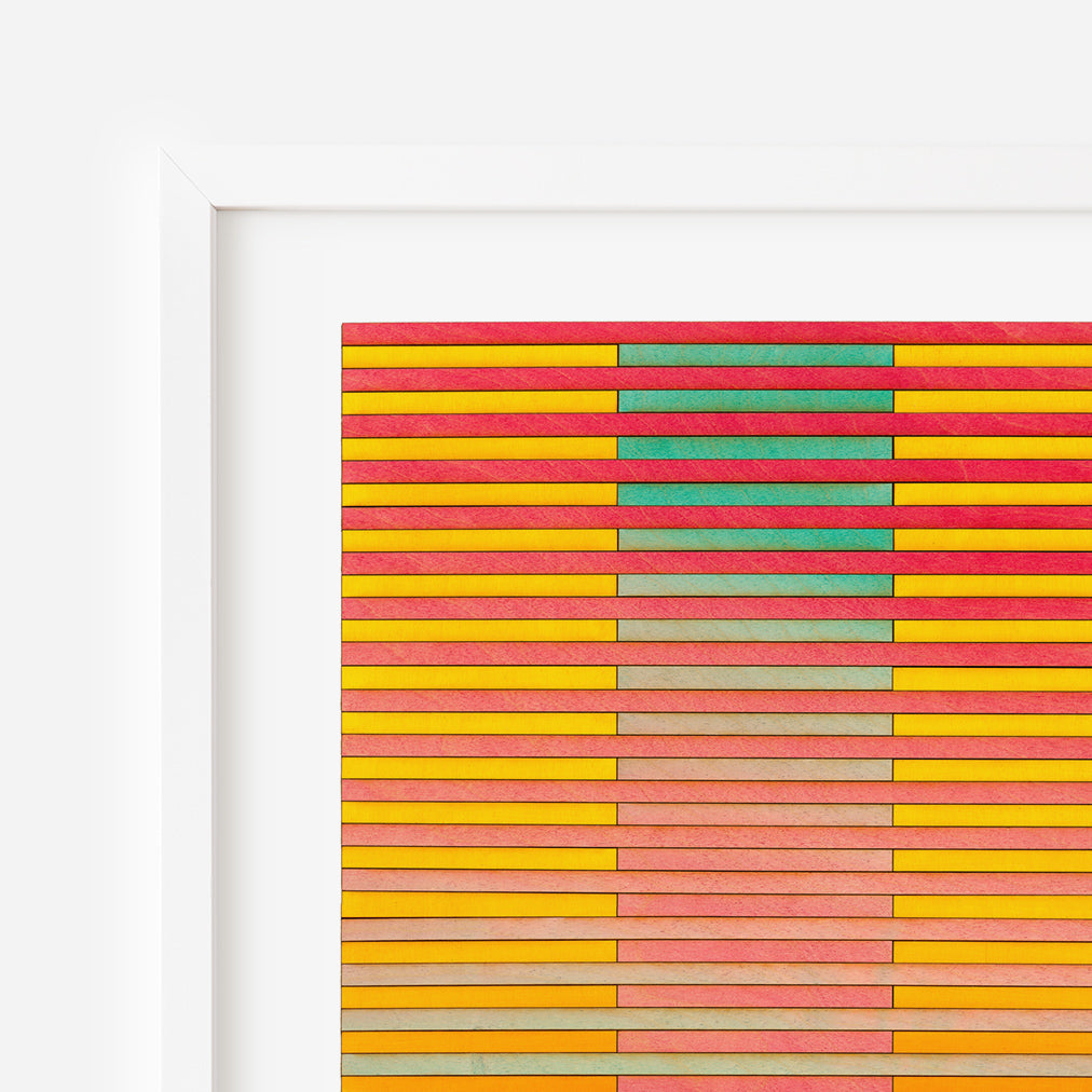 Texas Stripe Colour Study Print