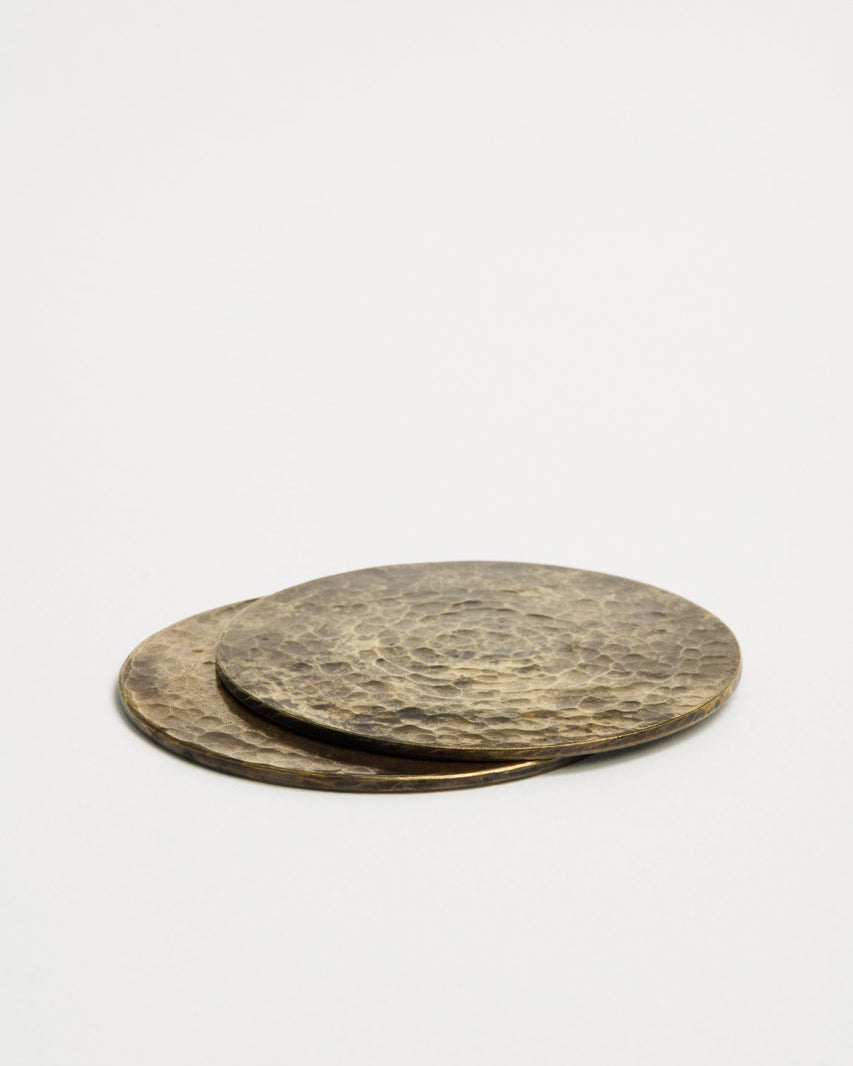 Irrawaddy Brass Coasters | A Pair