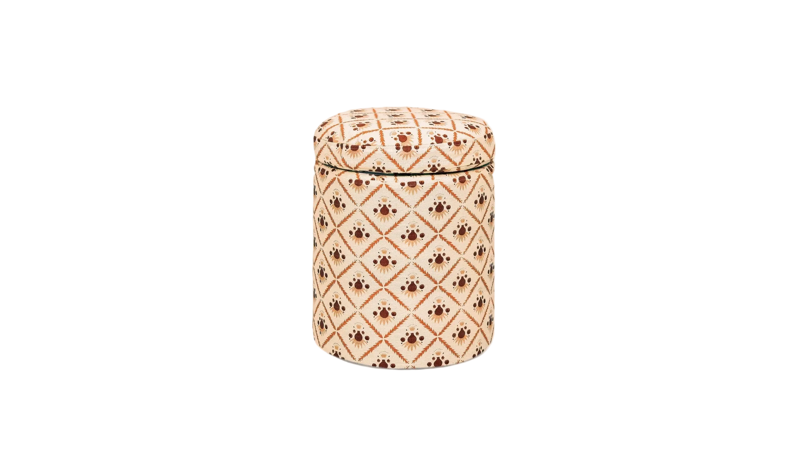 Aurora Footstool, Dusky Pink