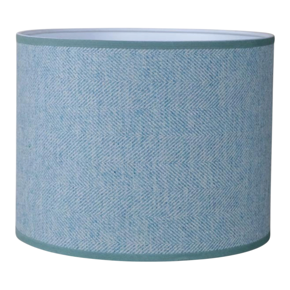 Teal Tweed Small Lampshade