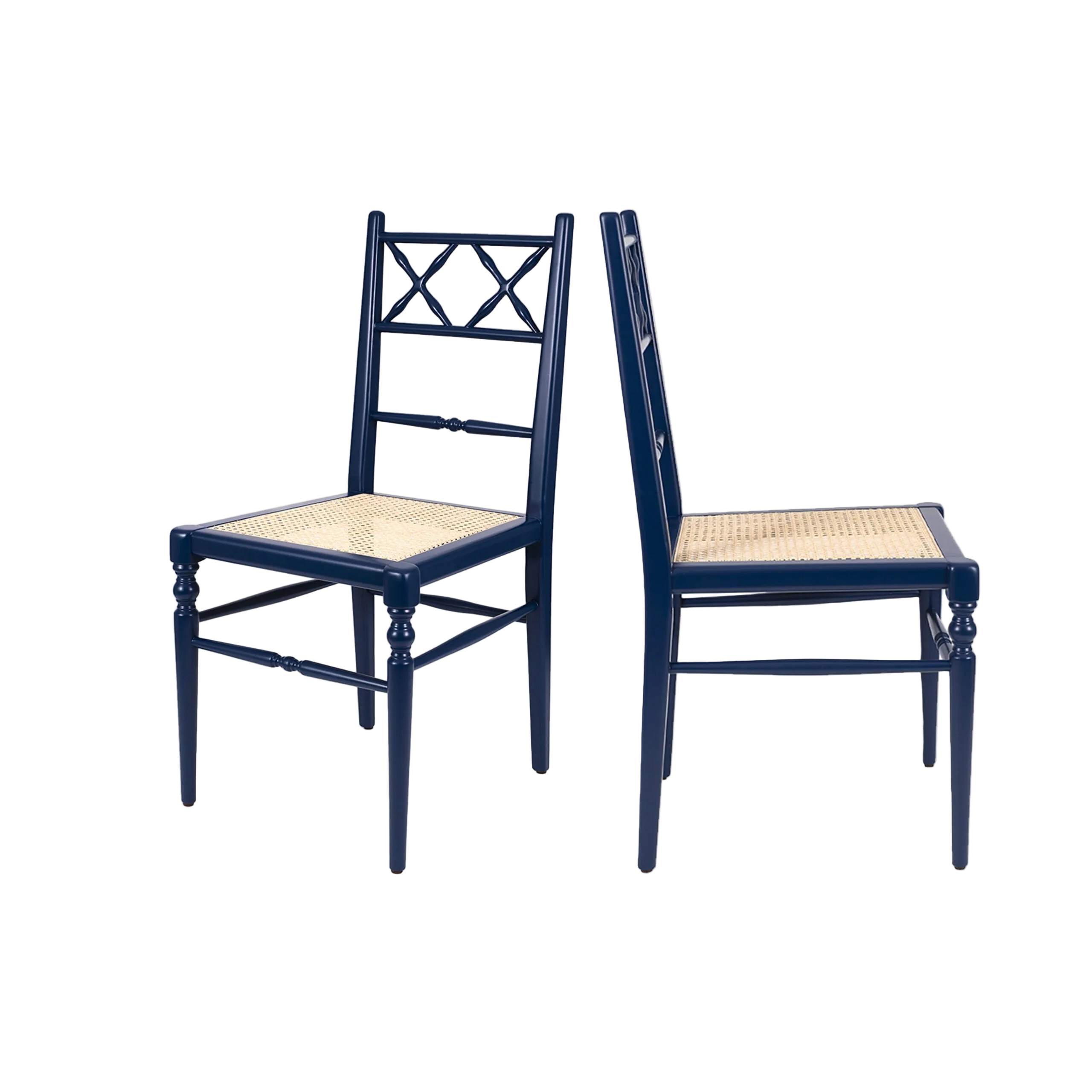 Pair of Chiara Dining Chairs, Ocean