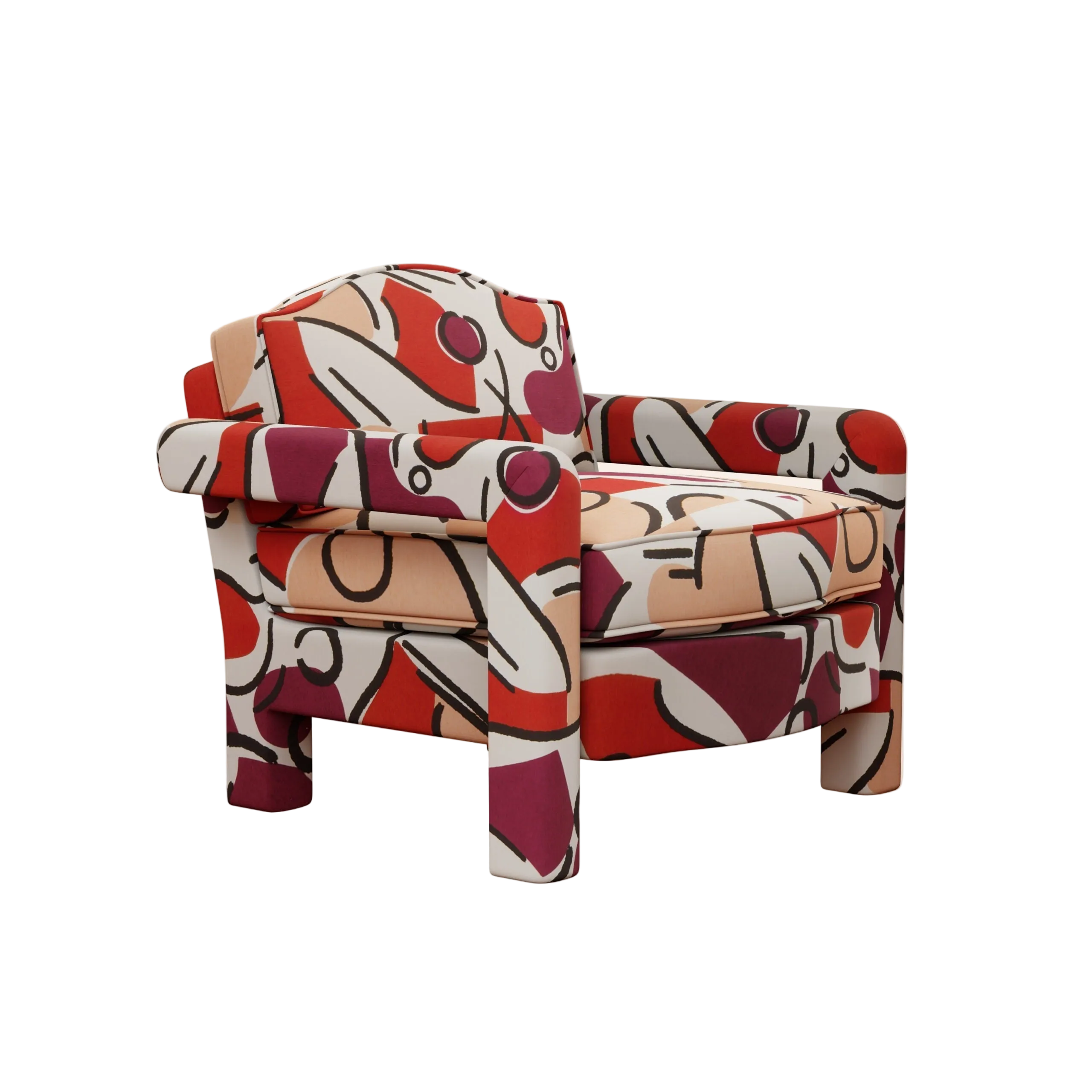 Elio Armchair, Grenadine