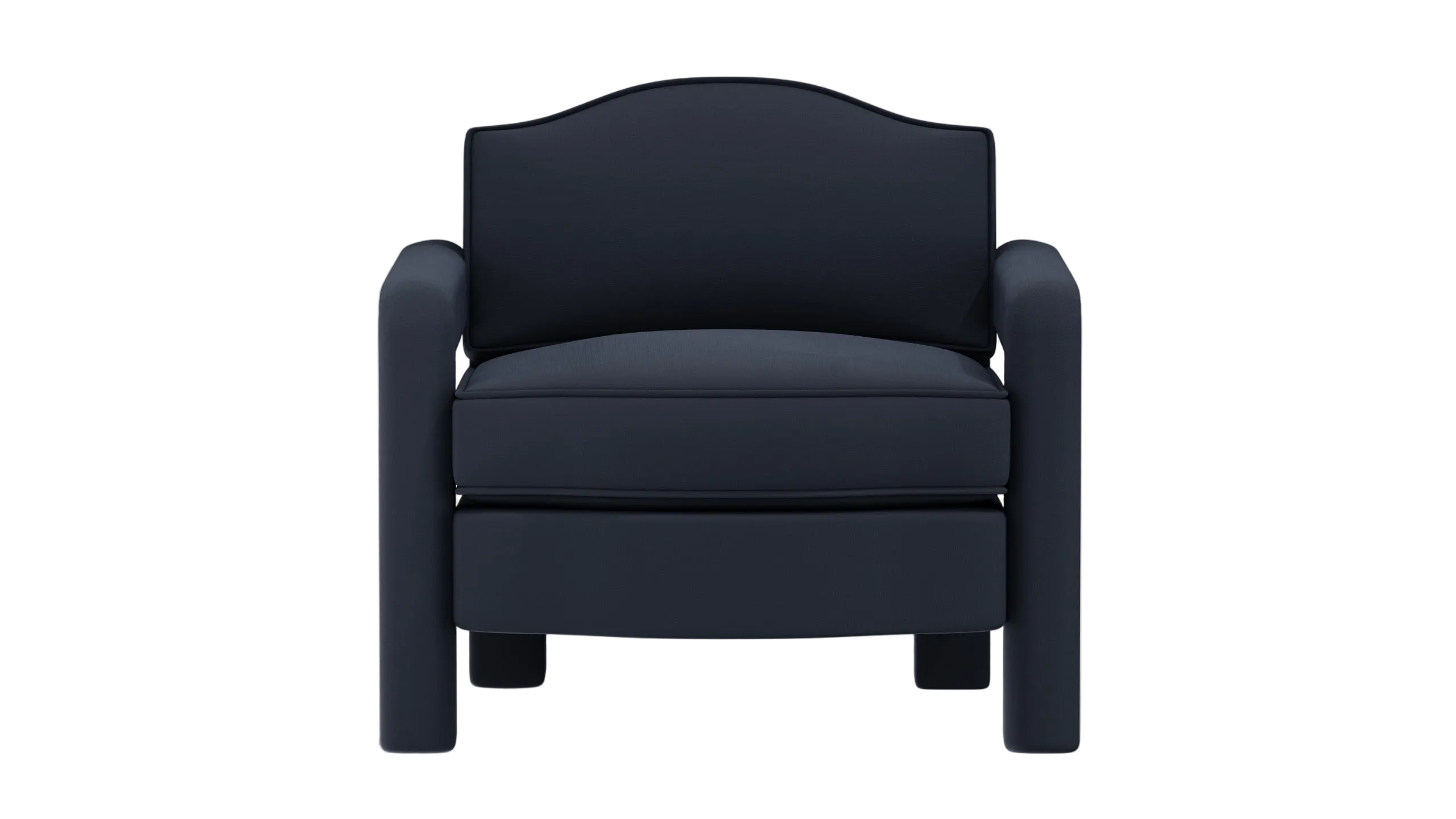Elio Armchair, Prussian Linen