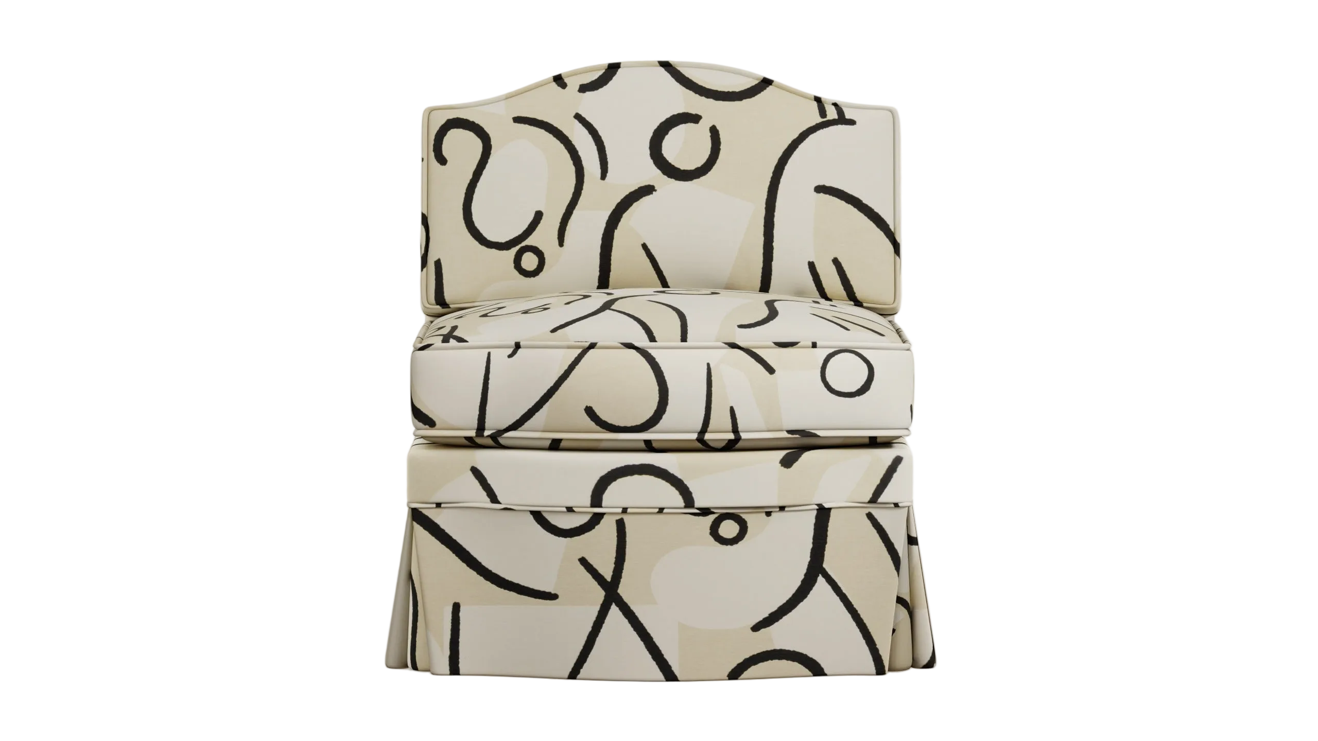 Felix Slipper Chair, Coconut