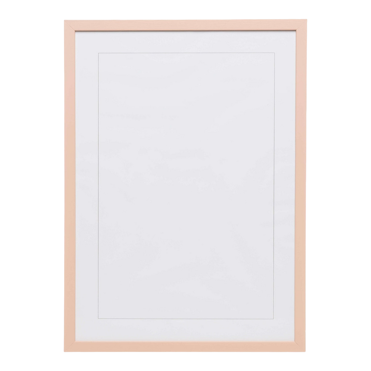 Plaster Pink Wood Picture Frame